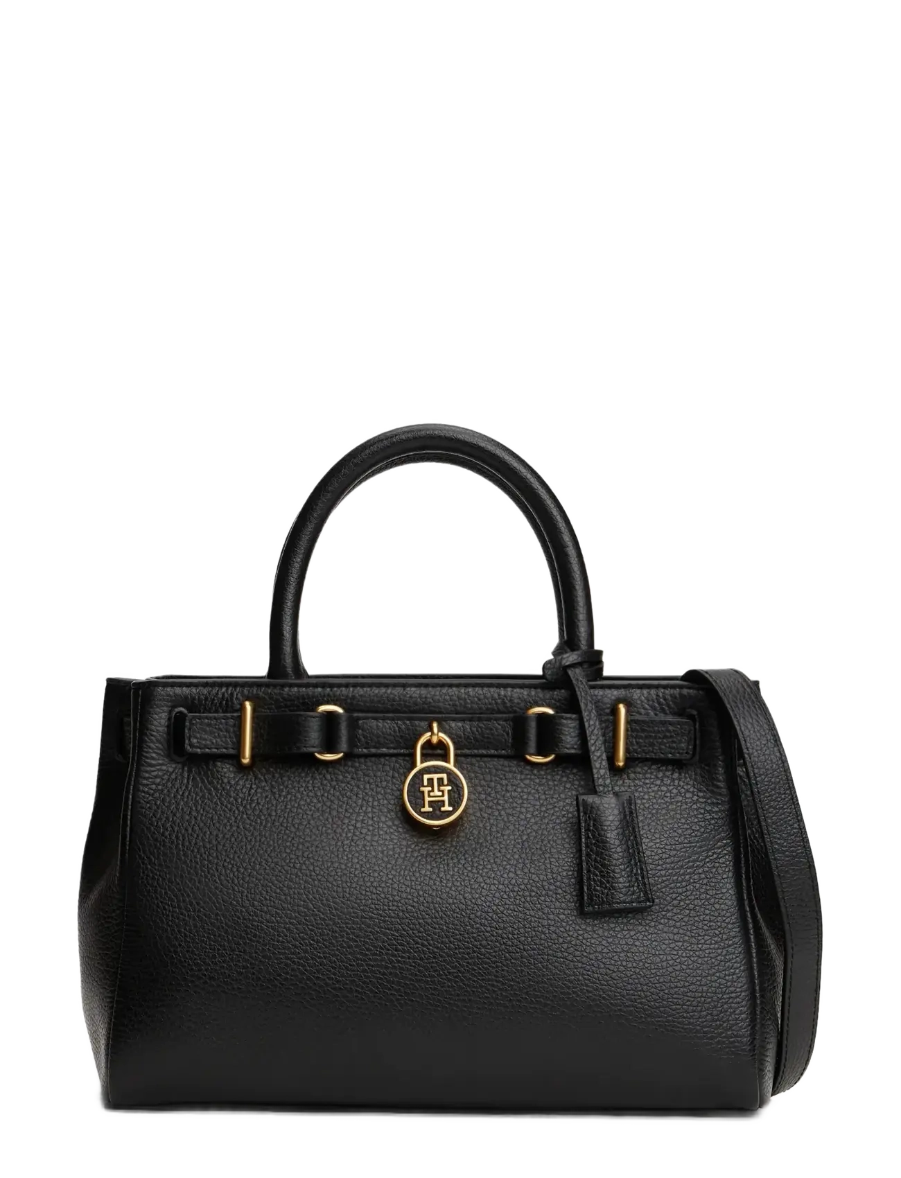 TOMMY HILFIGER American Icon Mini Tote Leder Schwarz - One Size - Damen