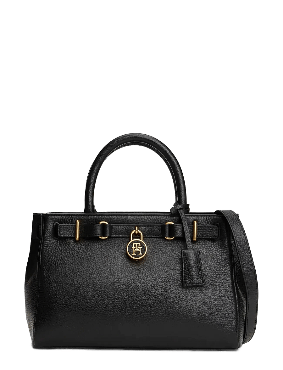 Tommy Hilfiger - AMERICAN ICON MINI TOTE LEATHER - besondere anlässe - black - 1