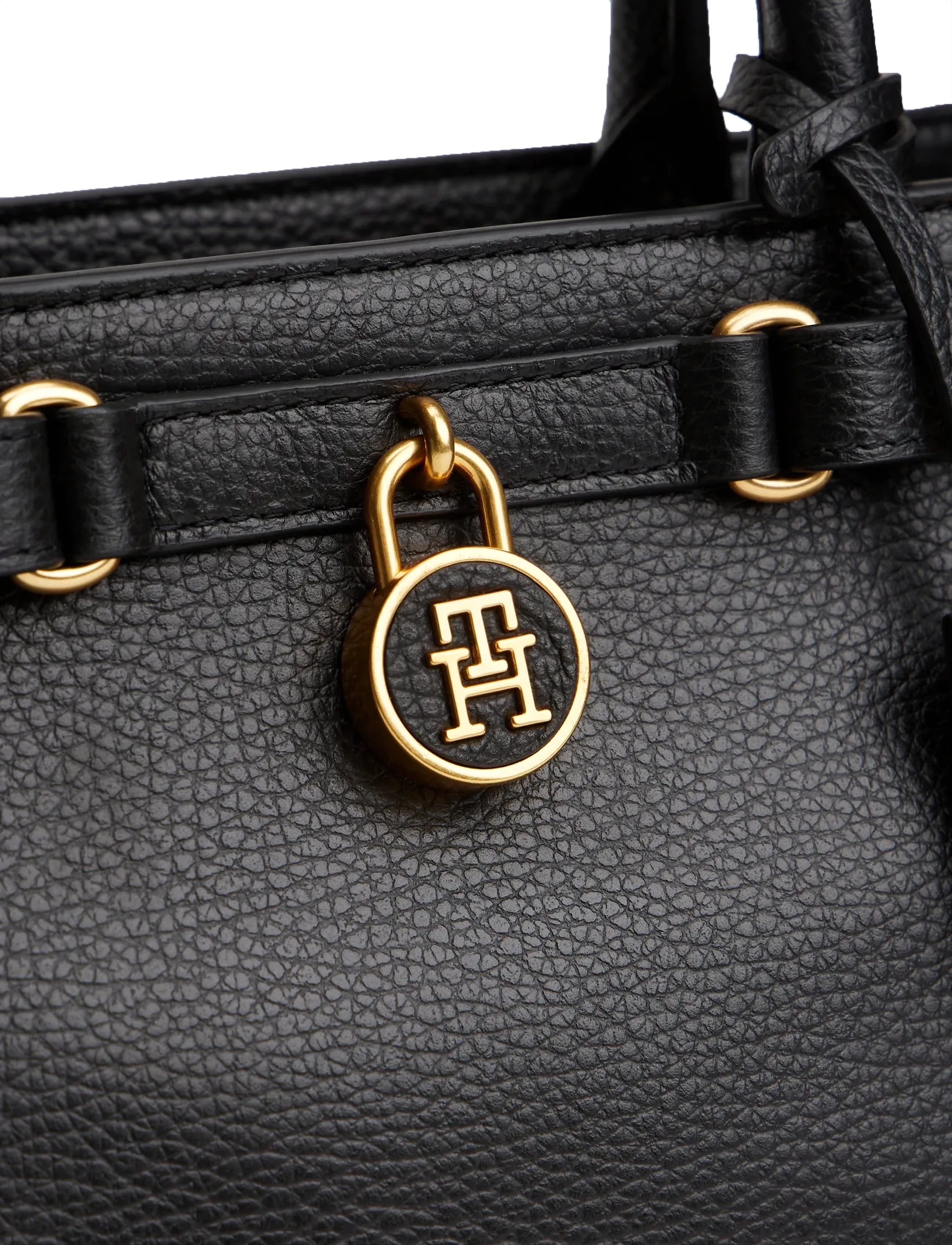 Tommy Hilfiger - AMERICAN ICON MINI TOTE LEATHER - besondere anlässe - black - 4