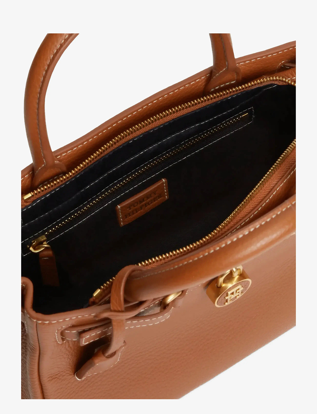 Tommy Hilfiger - AMERICAN ICON MINI TOTE LEATHER - særlige begivenheder - cognac - 3
