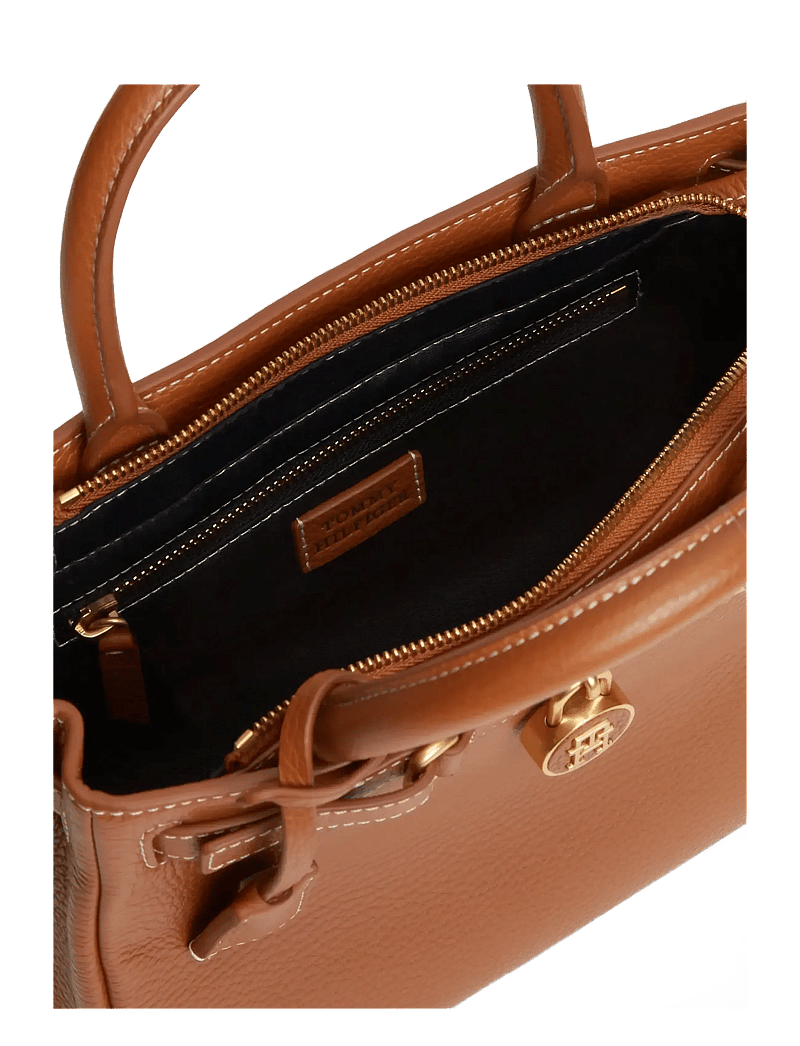 Tommy Hilfiger - AMERICAN ICON MINI TOTE LEATHER - besondere anlässe - cognac - 3