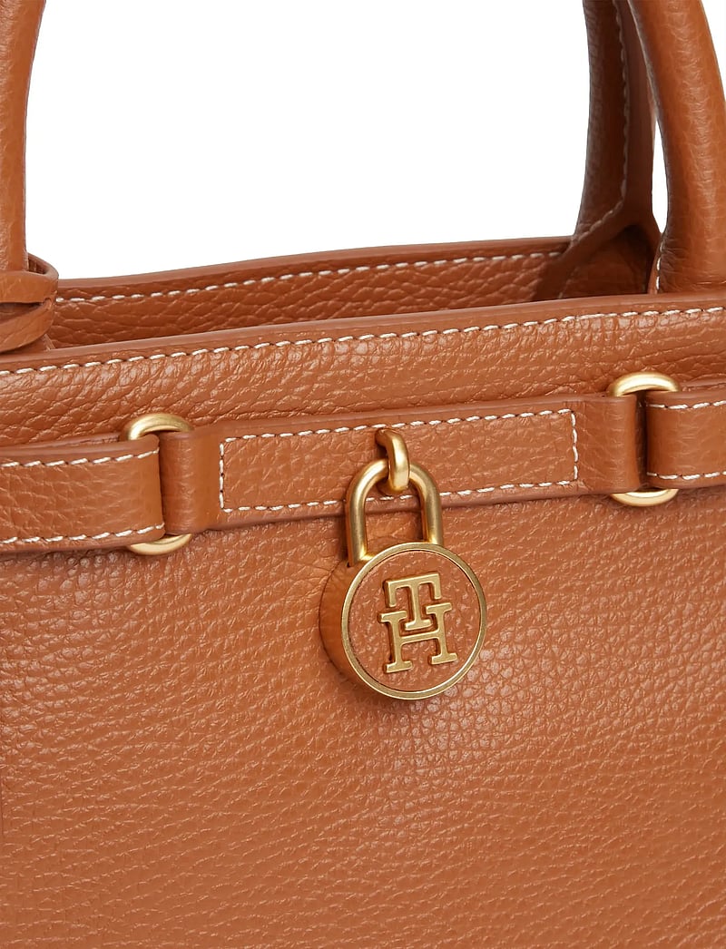 Tommy Hilfiger - AMERICAN ICON MINI TOTE LEATHER - besondere anlässe - cognac - 4