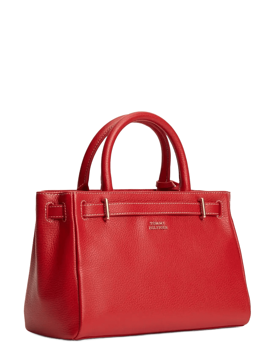 Tommy Hilfiger - AMERICAN ICON MINI TOTE LEATHER - besondere anlässe - primary red - 2