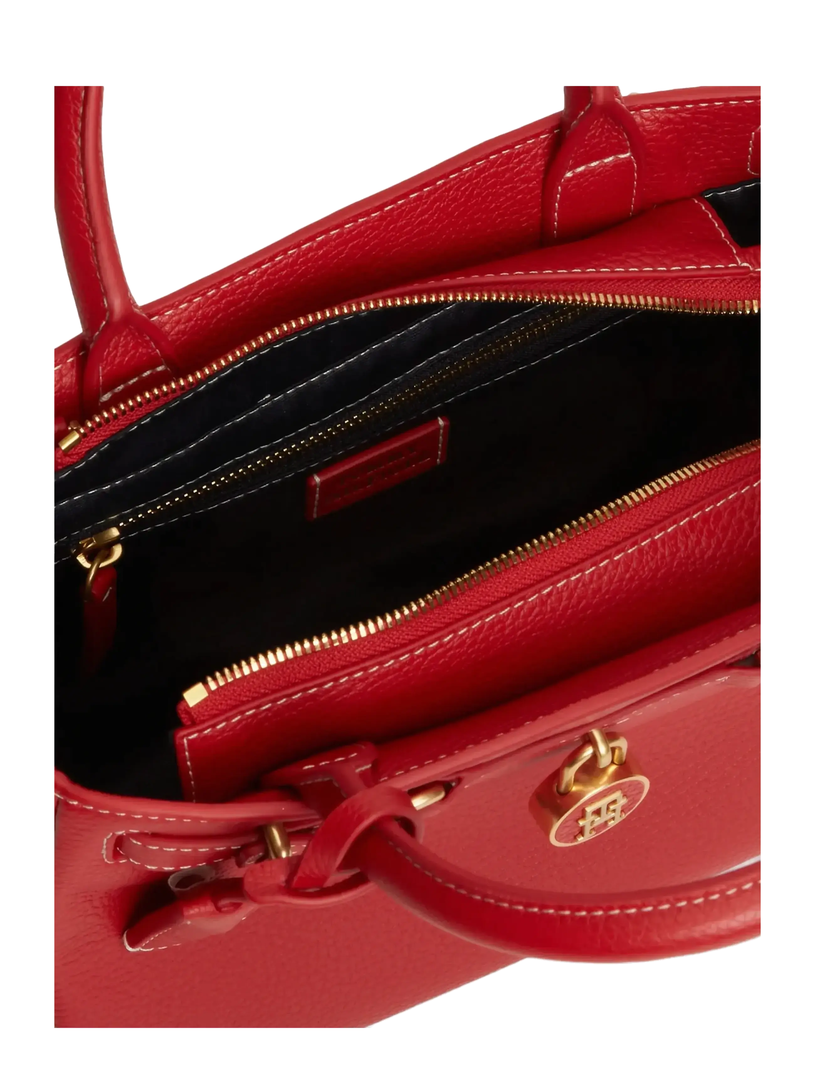 Tommy Hilfiger - AMERICAN ICON MINI TOTE LEATHER - besondere anlässe - primary red - 3