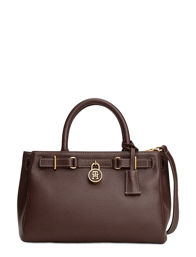 Tommy Hilfiger - AMERICAN ICON MINI TOTE LEATHER - erilised sündmused - rich walnut - 1