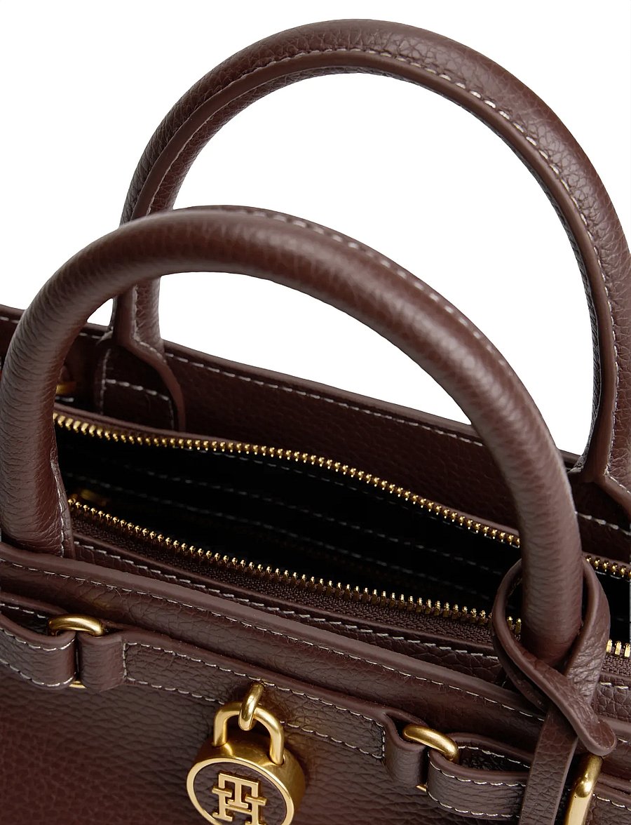 Tommy Hilfiger - AMERICAN ICON MINI TOTE LEATHER - besondere anlässe - rich walnut - 3
