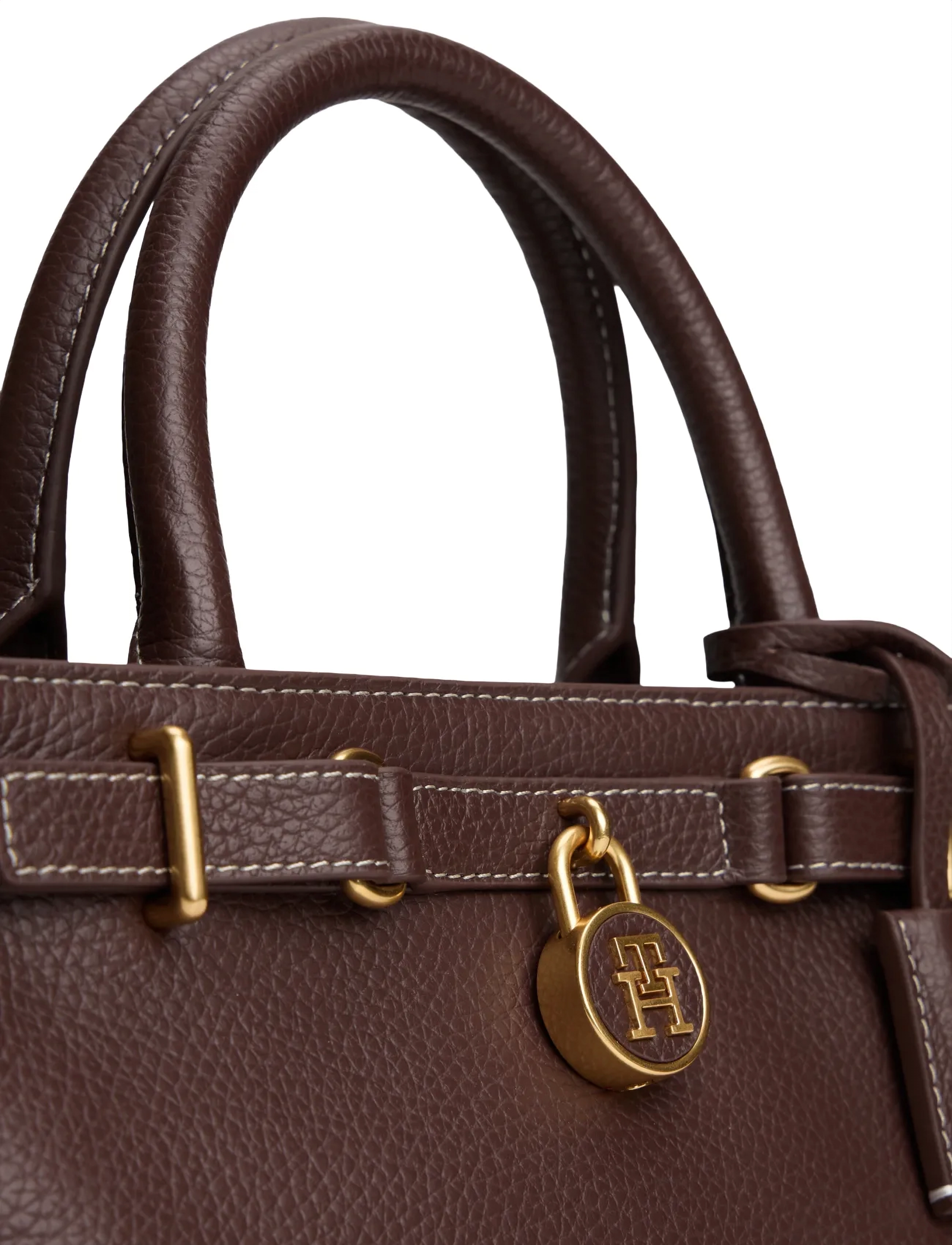 Tommy Hilfiger - AMERICAN ICON MINI TOTE LEATHER - besondere anlässe - rich walnut - 4