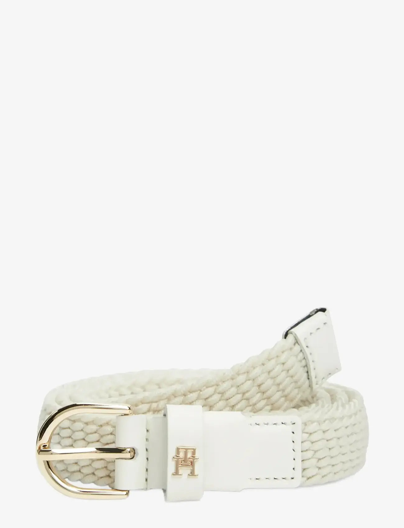 Tommy Hilfiger - ESSENTIAL EFFORTLESS 2.5 ELASTIC - ledergürtel - soft cream - 0