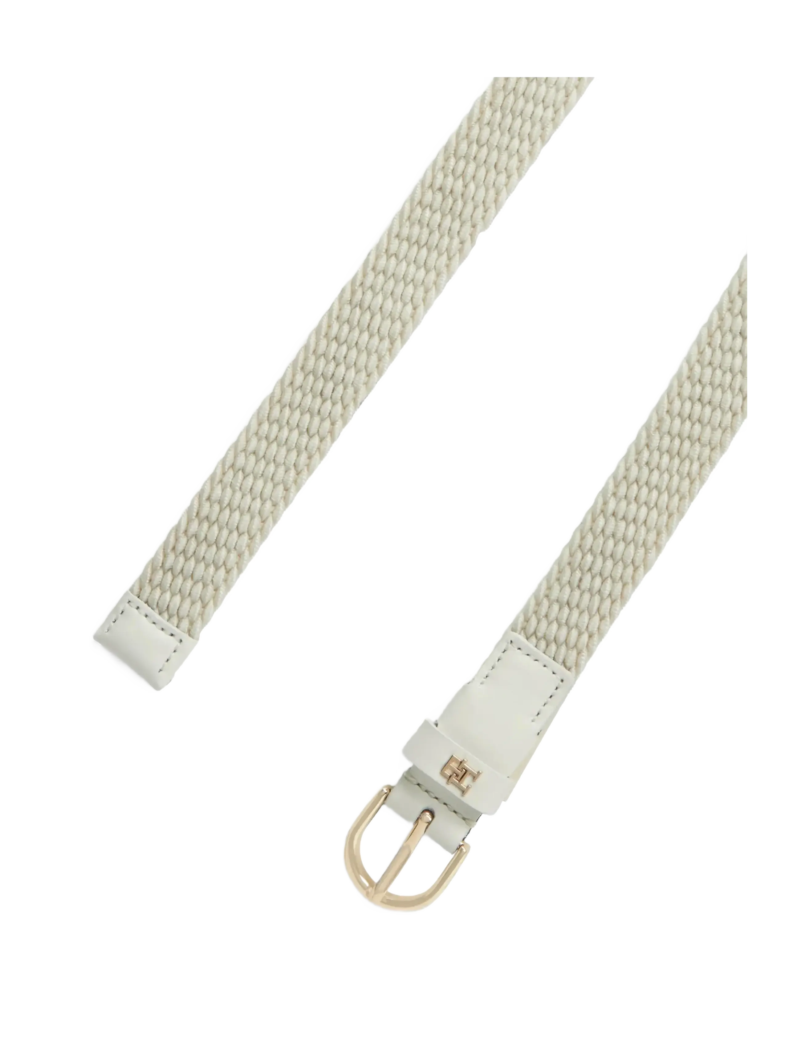 Tommy Hilfiger - ESSENTIAL EFFORTLESS 2.5 ELASTIC - flätade skärp - soft cream - 1