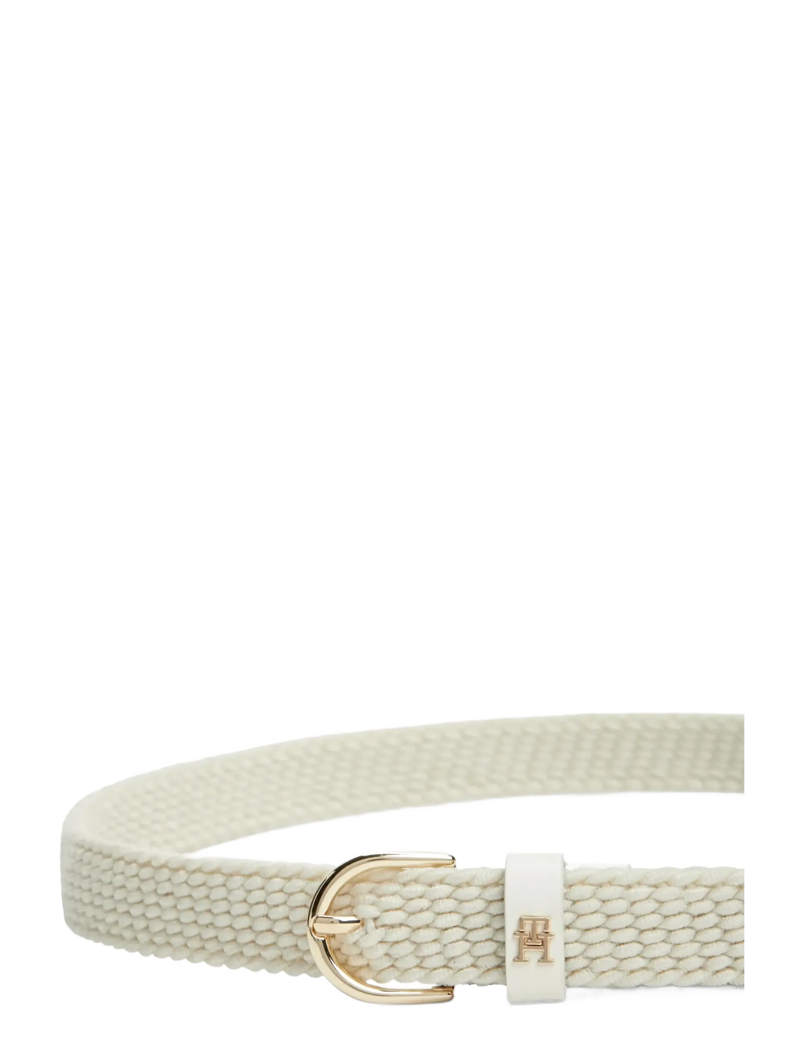 Tommy Hilfiger - ESSENTIAL EFFORTLESS 2.5 ELASTIC - flätade skärp - soft cream - 2