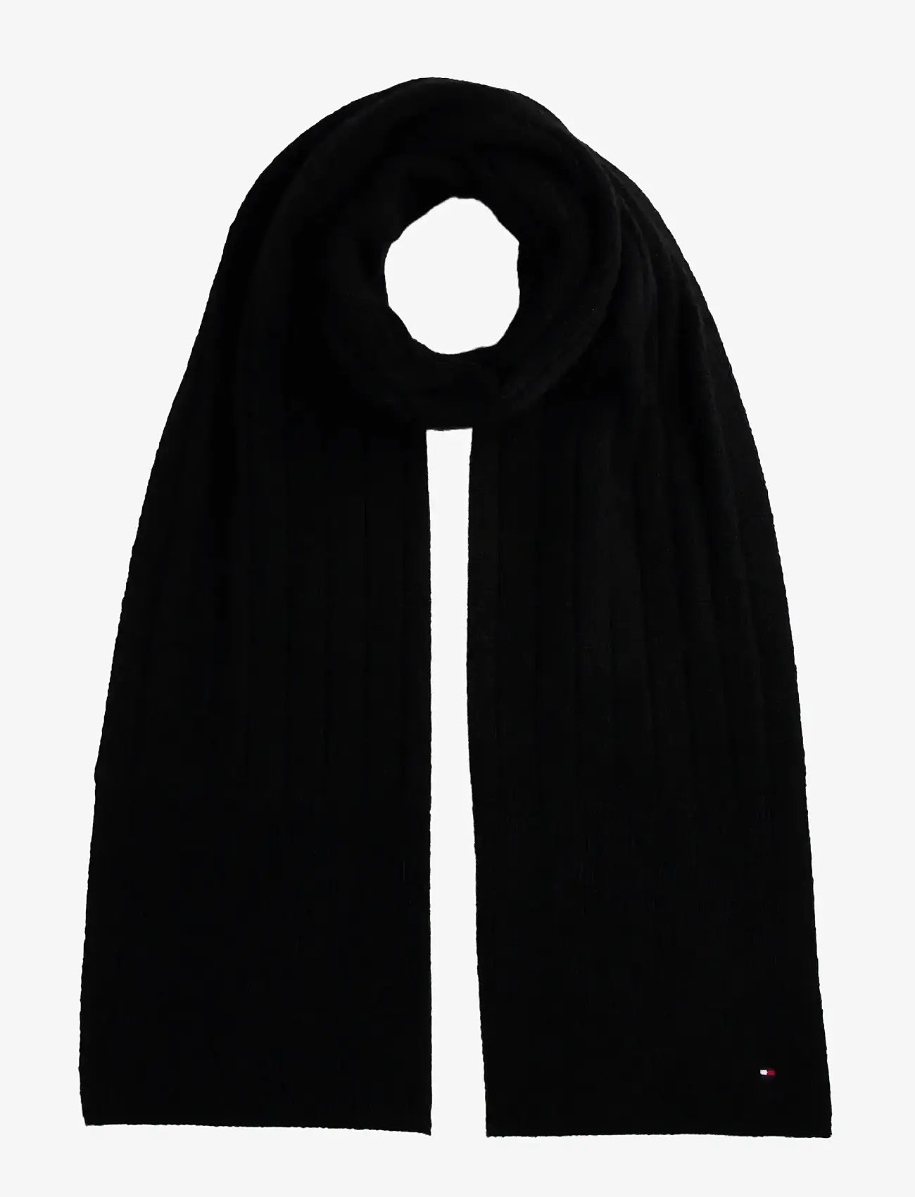 Tommy Hilfiger - TH FLAG FLUFFY BEANIE & SCARF GP - halsdukar - black - 3