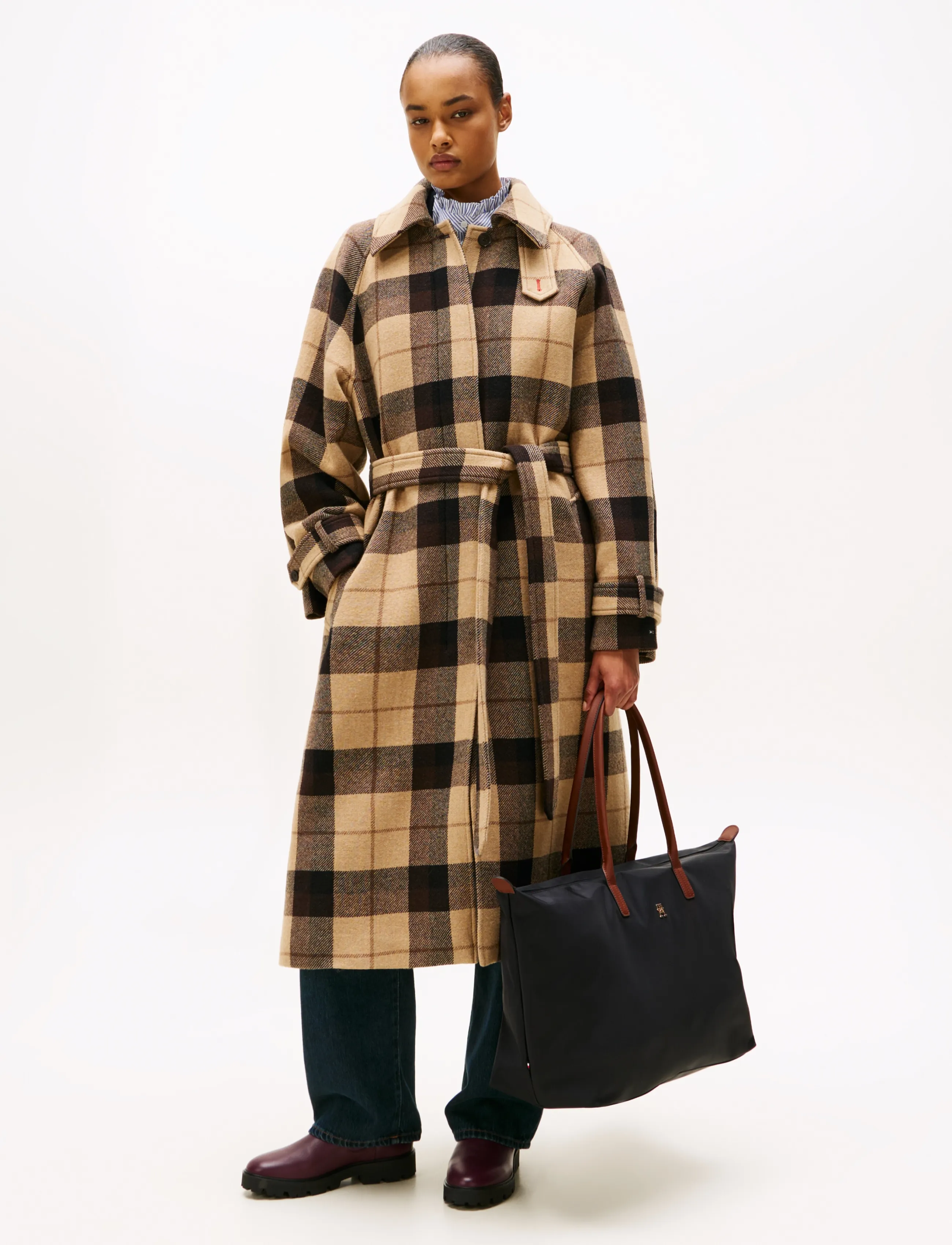 Tommy Hilfiger Popette Maxi Tote, Maxi Tote Taske, Sort, Str: ONE SIZE