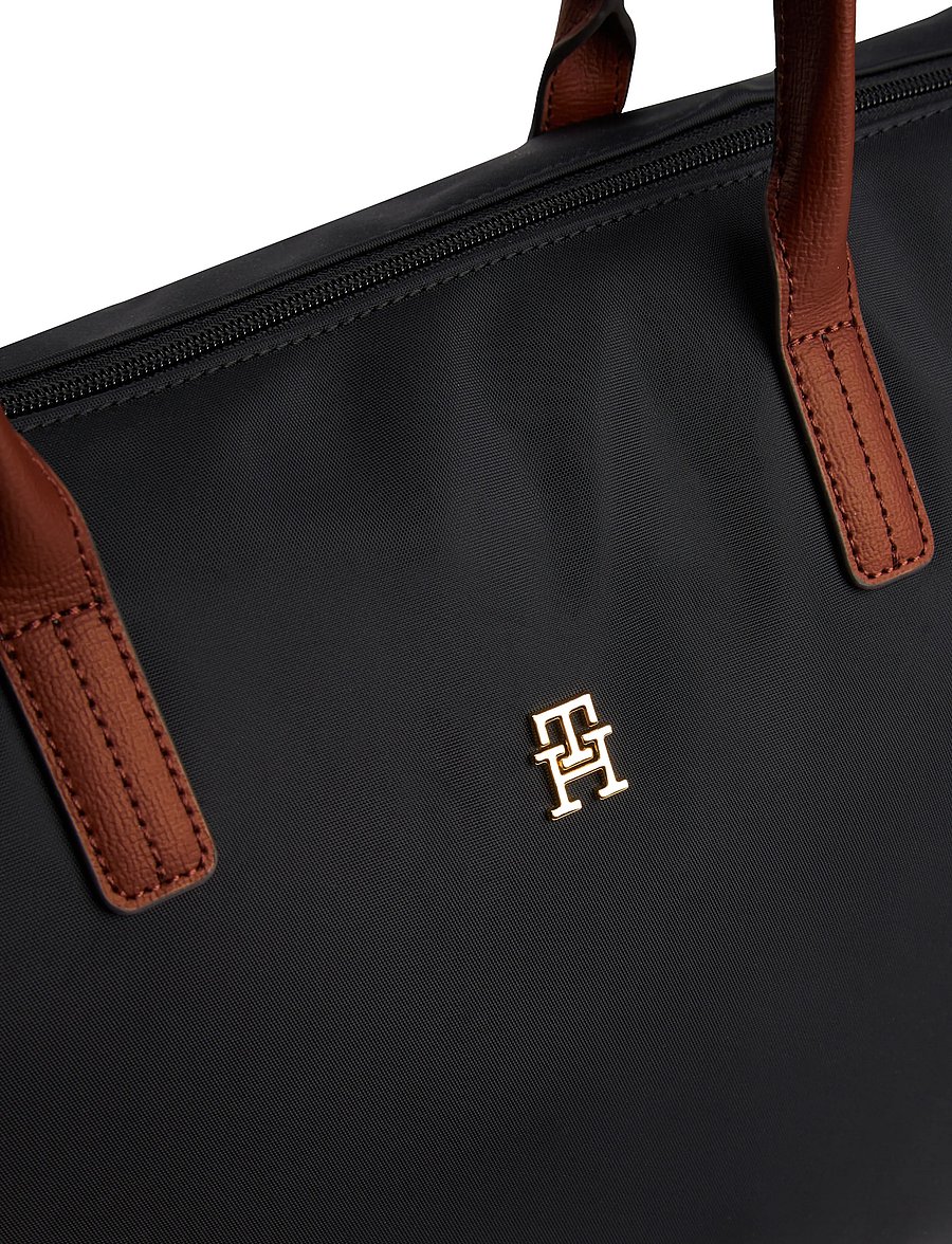 Tommy Hilfiger - POPETTE MAXI TOTE - shopper - black - 4