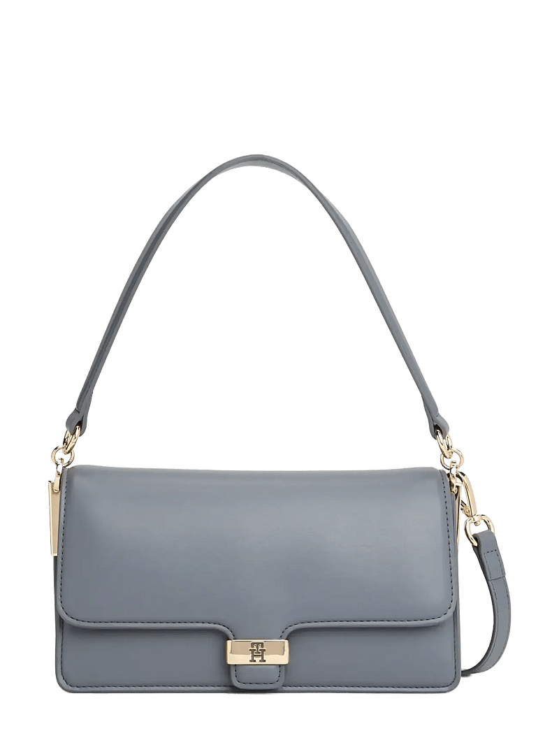 Tommy Hilfiger - TH HERITAGE CONV CROSSOVER - schultertaschen - superior steel - 1