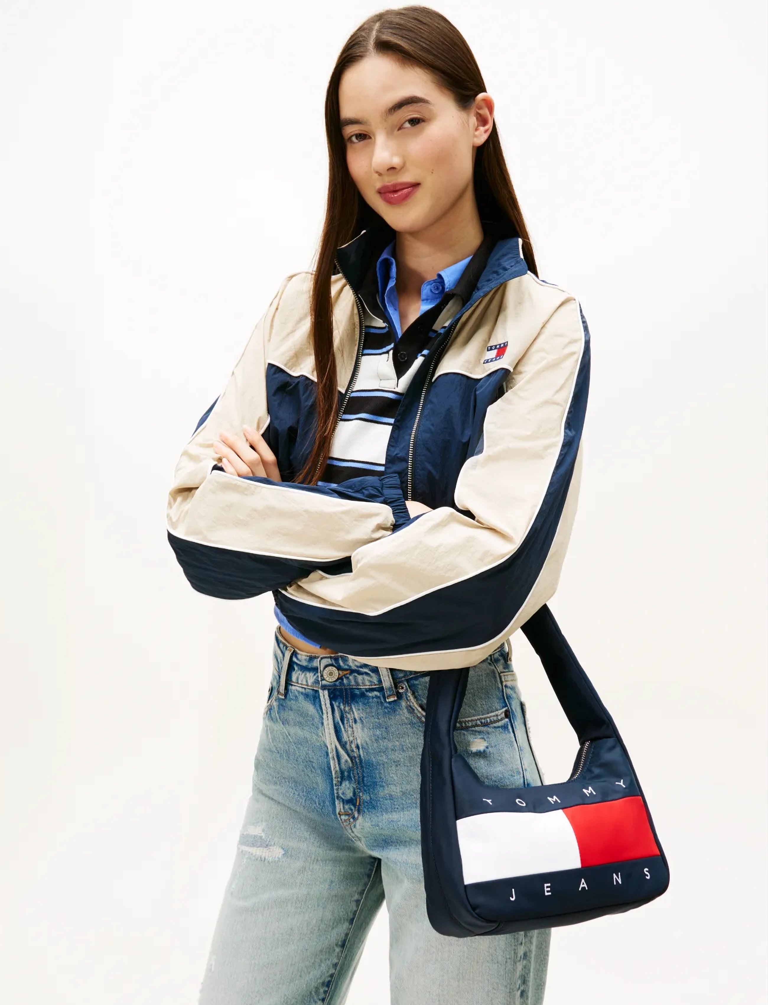 Tommy Hilfiger TJW ARCHIVE SHOULDER BAG - Bags - DARK NIGHT NAVY / navy