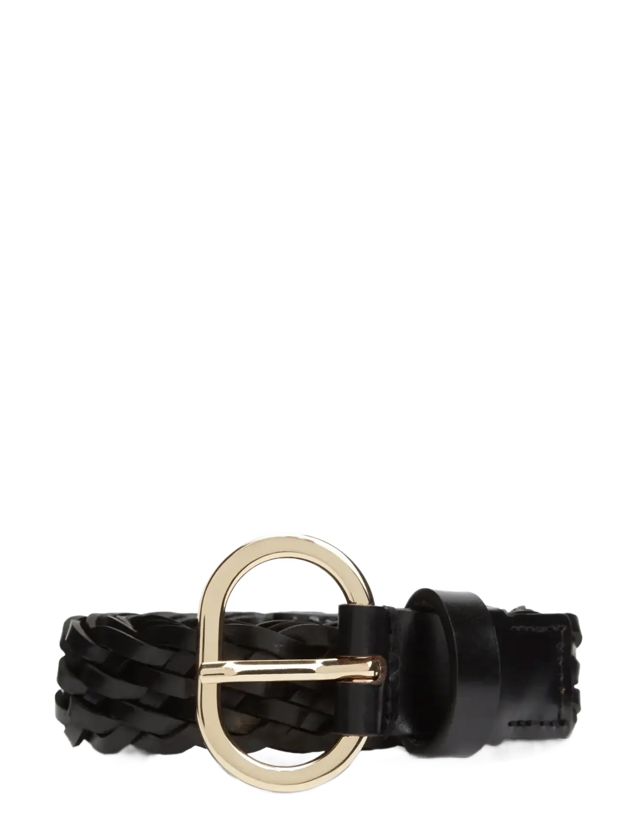 Tommy Hilfiger - TH CHIC 2.5 WOVEN LEATHER - læderbælter - black - 1