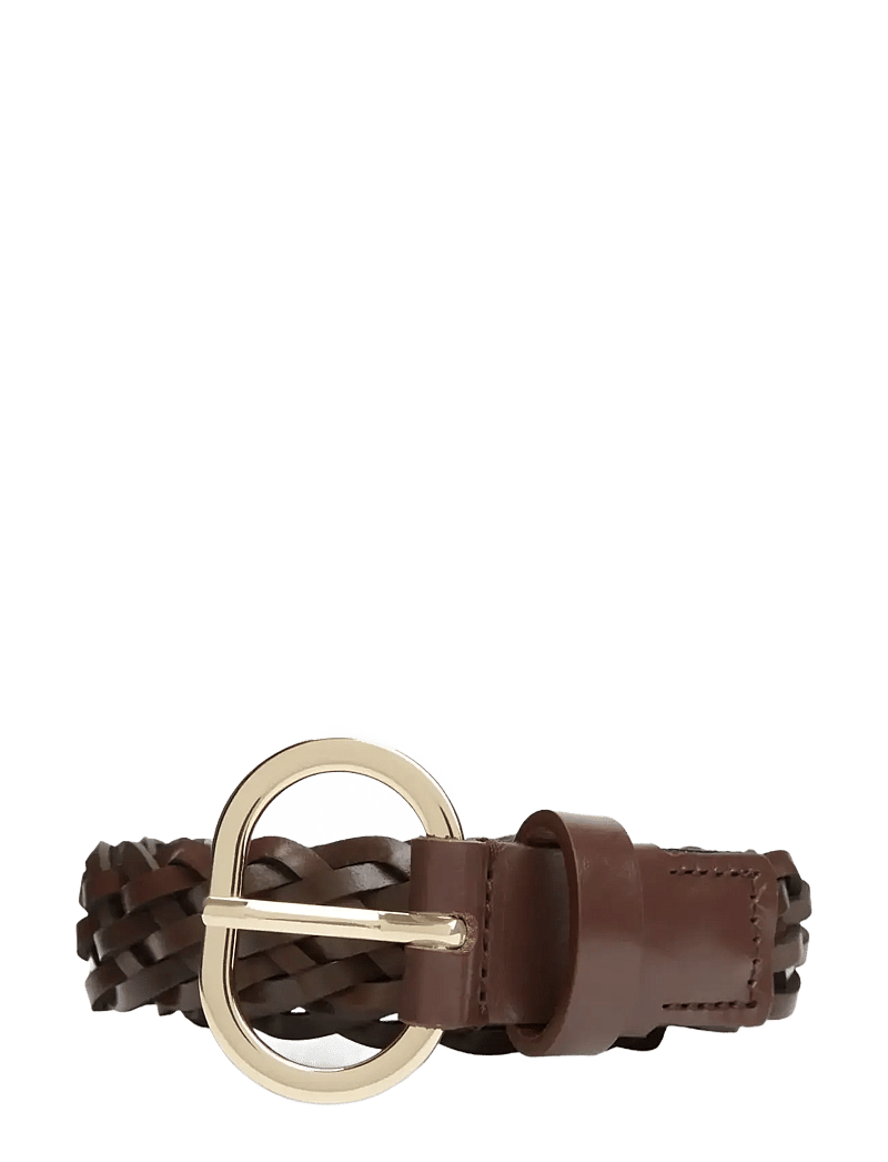 Tommy Hilfiger - TH CHIC 2.5 WOVEN LEATHER - flettede bælter - rich walnut - 1