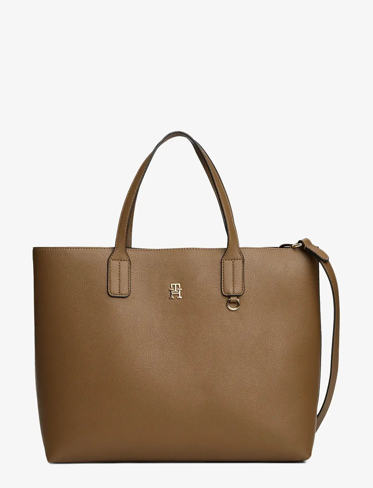 Tommy Hilfiger - TH ICON SATCHEL - pirkinių krepšiai - nordic taupe - 1