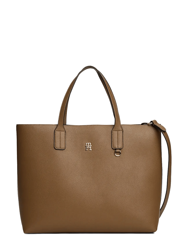 Tommy Hilfiger - TH ICON SATCHEL - pirkinių krepšiai - nordic taupe - 1