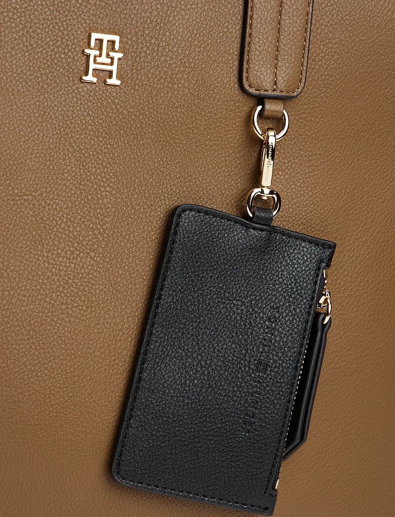 Tommy Hilfiger - TH ICON SATCHEL - pirkinių krepšiai - nordic taupe - 4
