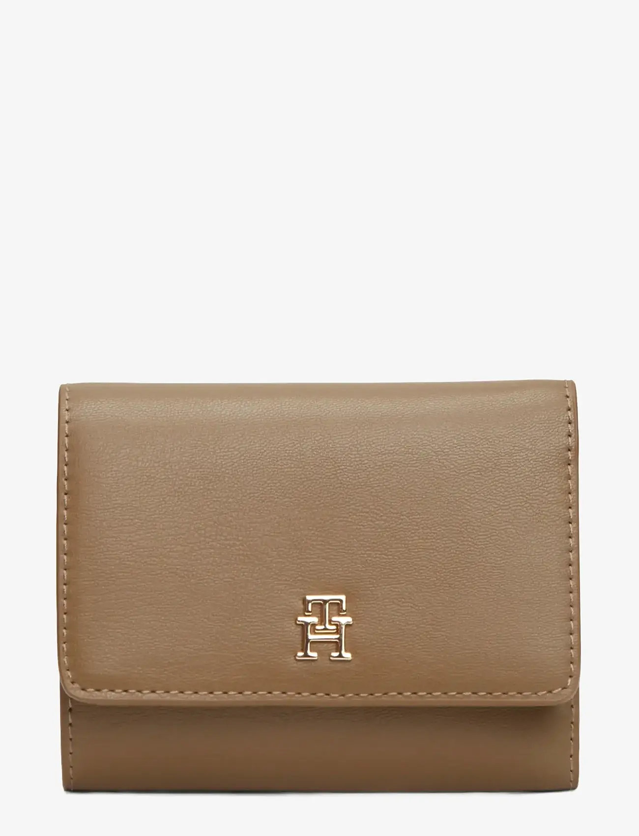Tommy Hilfiger - TH ICON TRIFOLD - portemonnaies - nordic taupe - 0