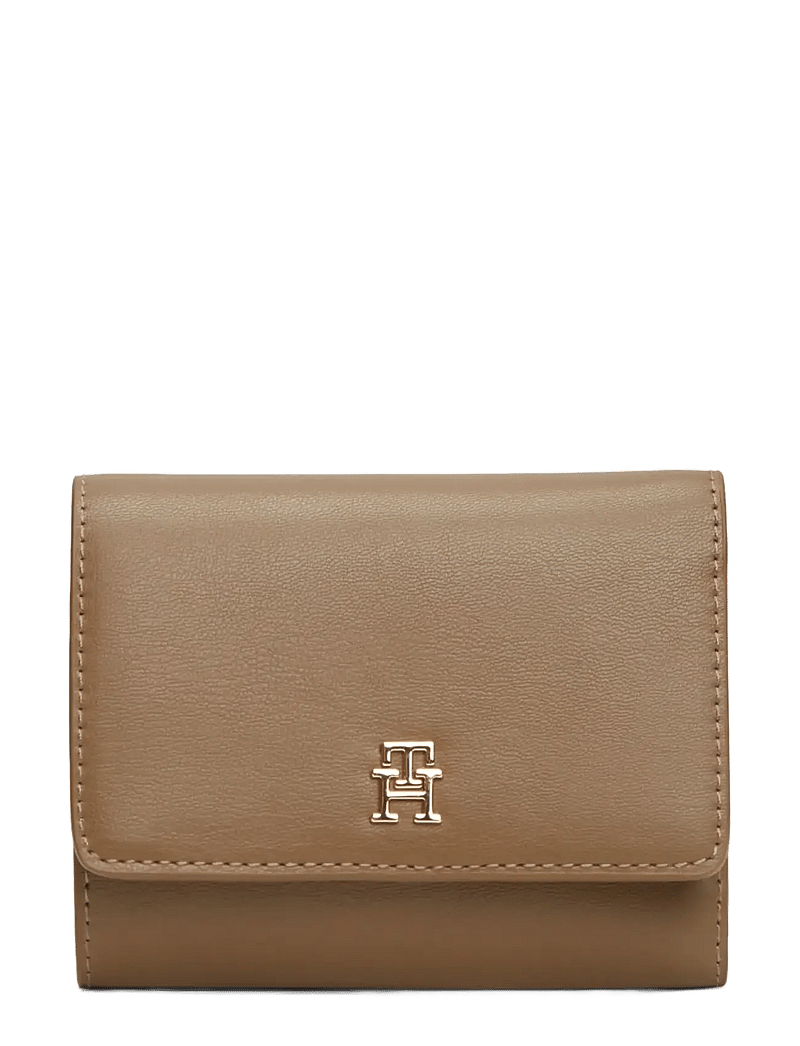 Tommy Hilfiger - TH ICON TRIFOLD - portemonnaies - nordic taupe - 0