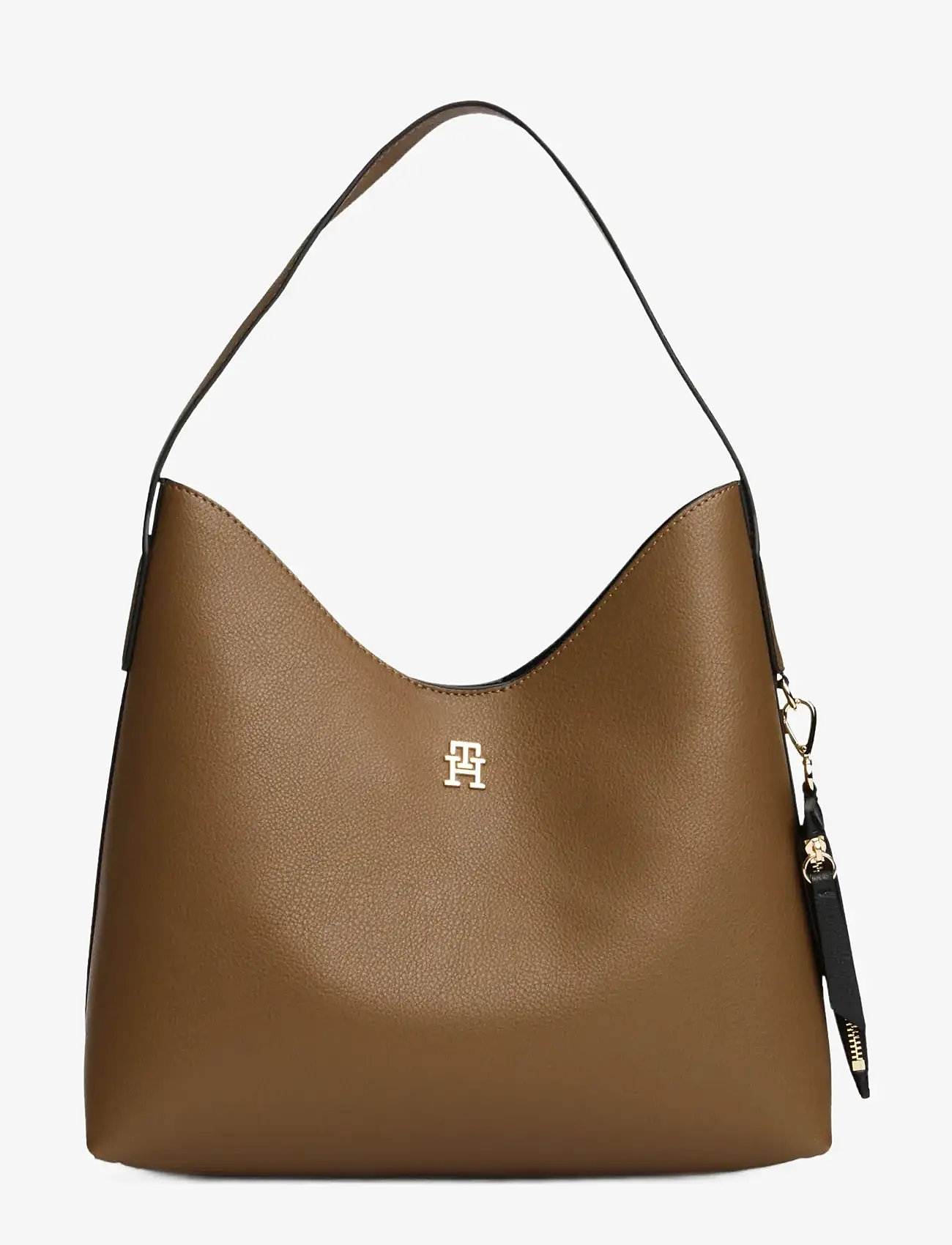 Tommy Hilfiger - TH ICON SHOULDER BAG - særlige begivenheder - nordic taupe - 1