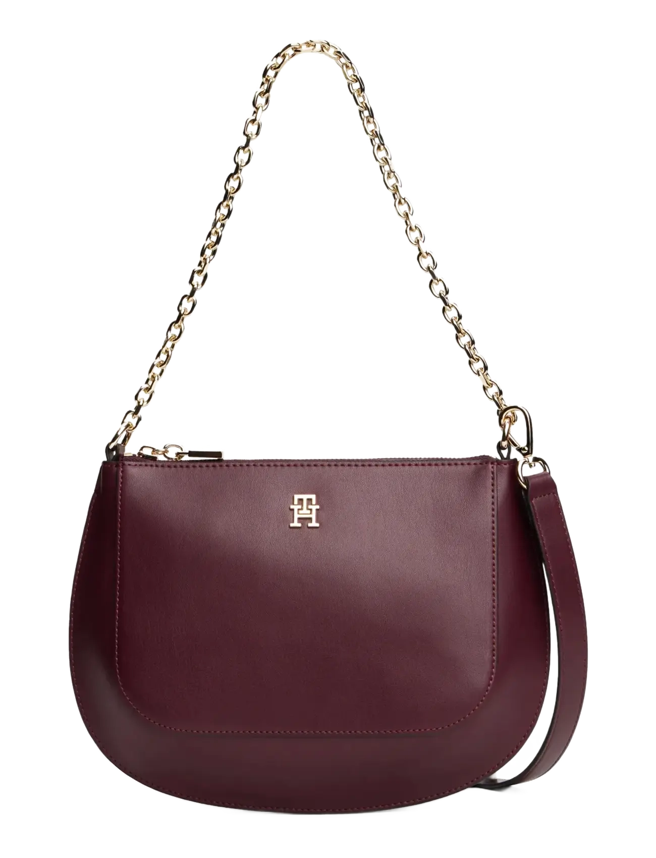 Tommy Hilfiger TH GLAM CONV MED CROSSOVER - Skuldertasker - MARZEMINO / burgundy