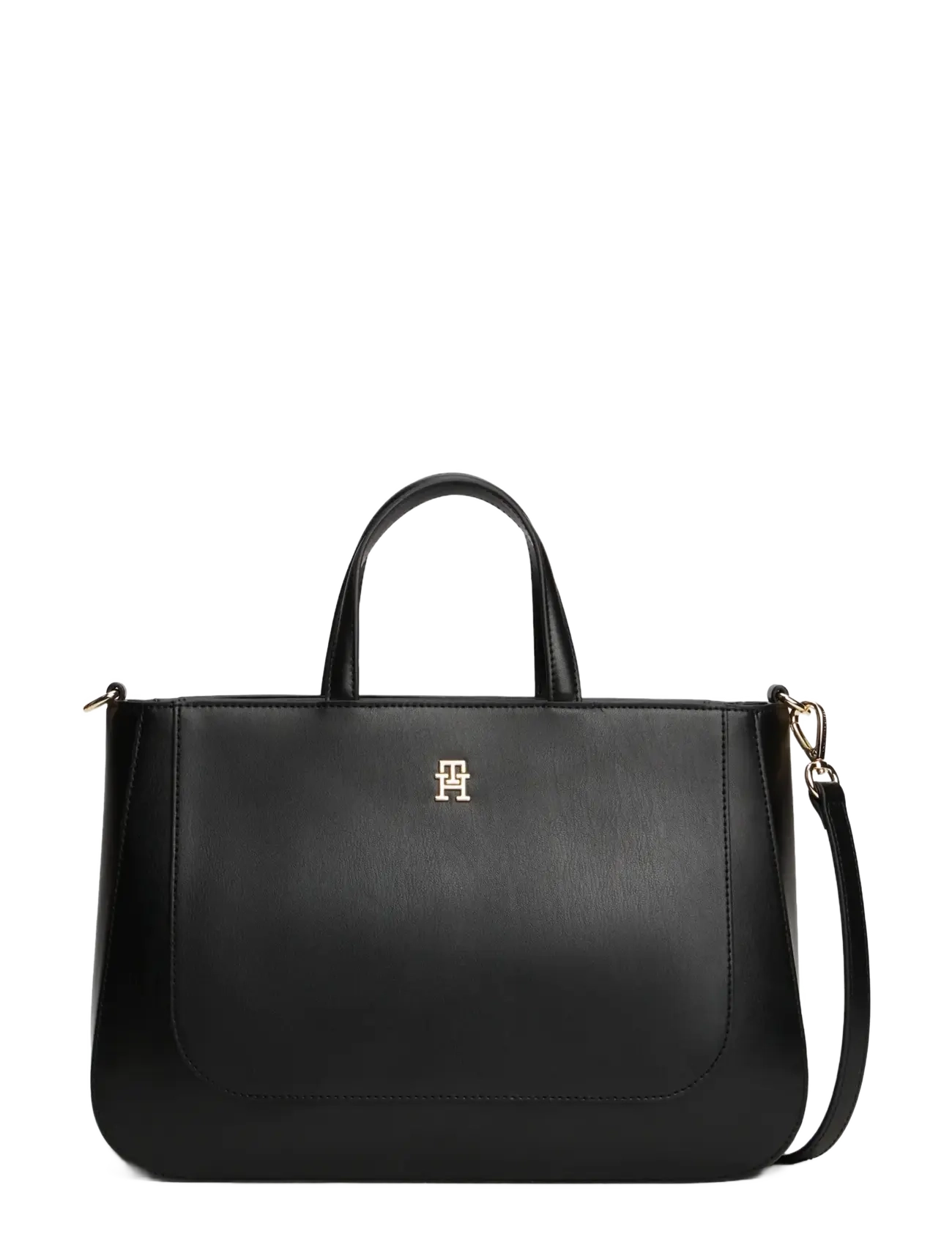 Tommy Hilfiger TH GLAM SATCHEL - Festtøj - BLACK / black