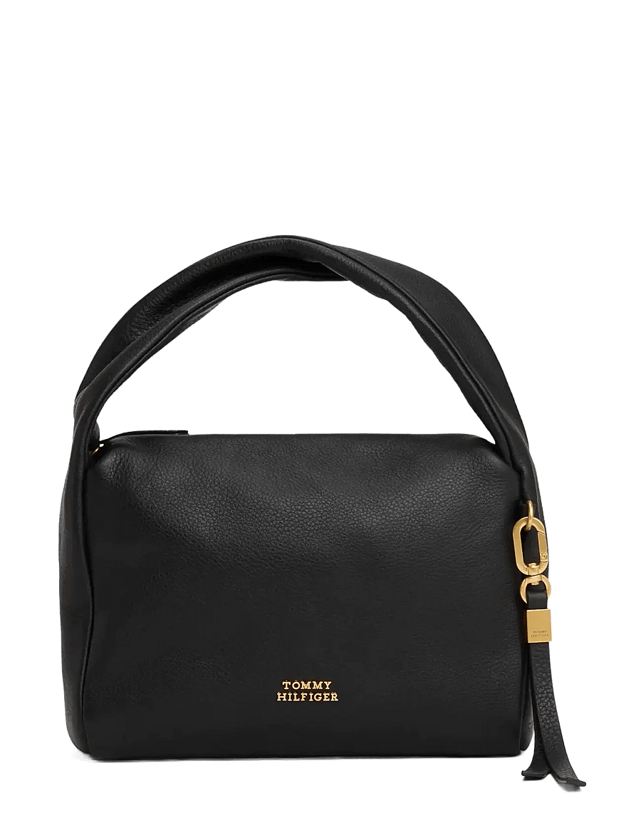 Tommy Hilfiger - CITY LEATHER MINI BAG - besondere anlässe - black - 1