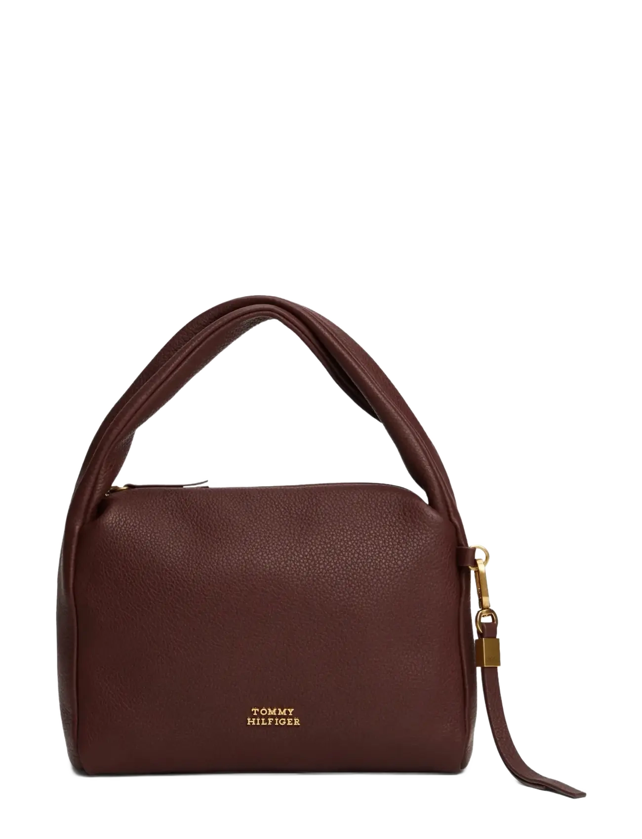 Tommy Hilfiger CITY LEATHER MINI BAG - Tasker - RICH WALNUT / brown