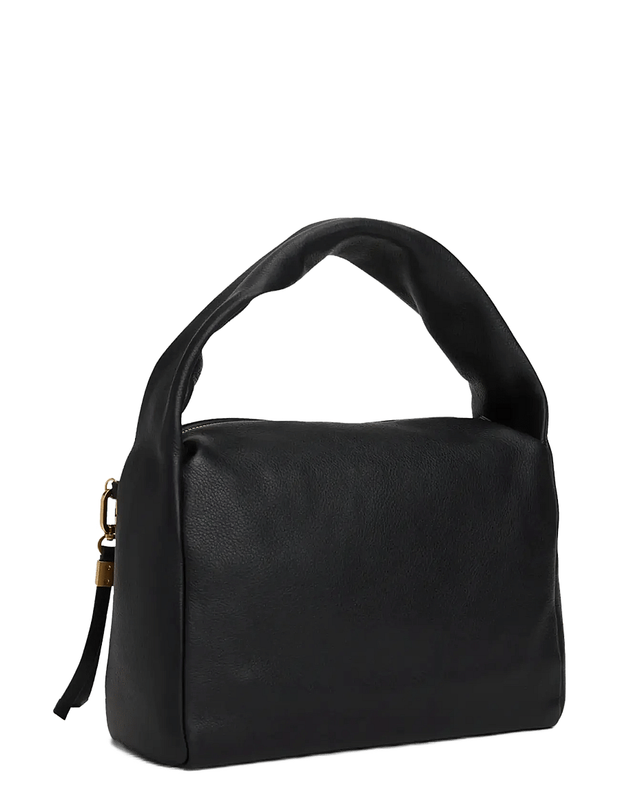 Tommy Hilfiger - CITY LEATHER SHOULDER BAG - käekotid - black - 2