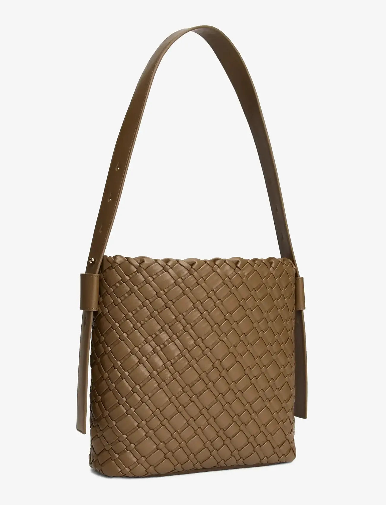 Tommy Hilfiger - TH BRAIDED SHOULDER BAG - særlige begivenheder - nordic taupe - 2