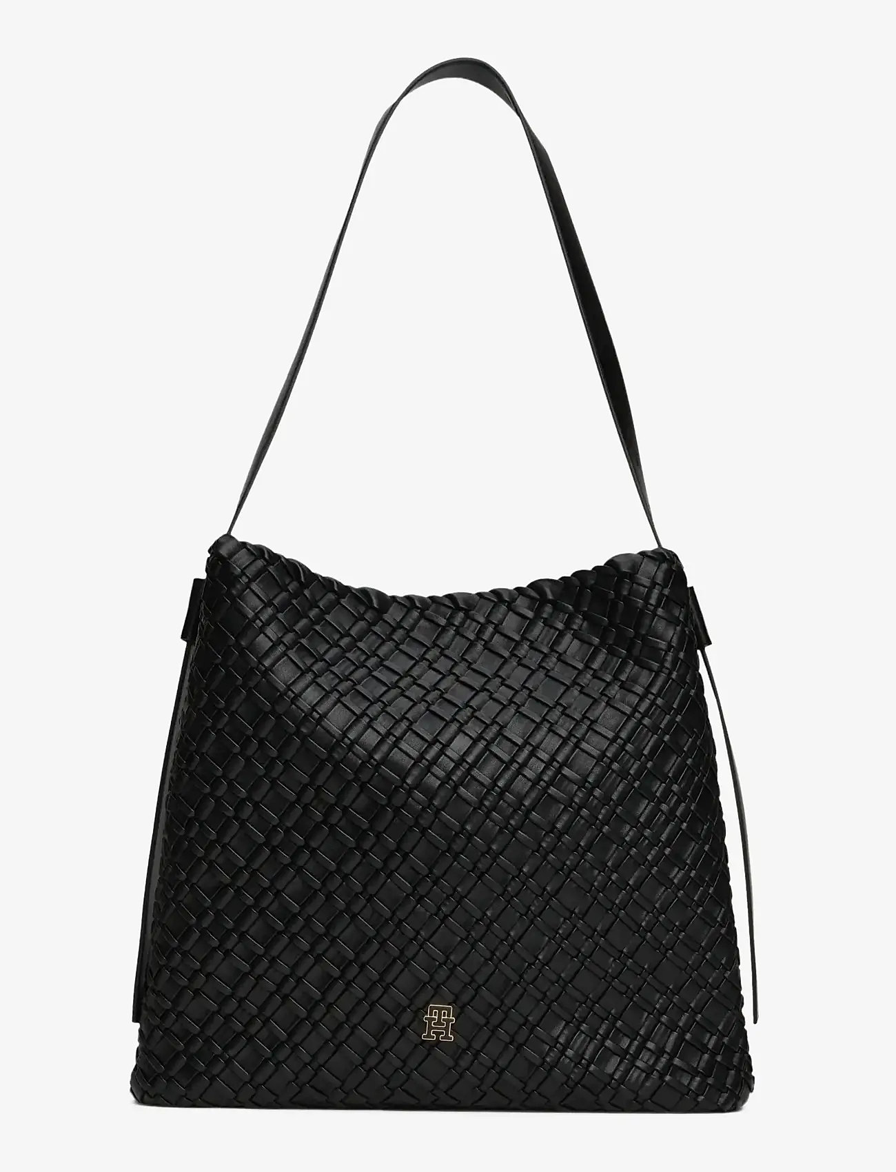 Tommy Hilfiger - TH BRAIDED MAXI HOBO - schultertaschen - black - 1
