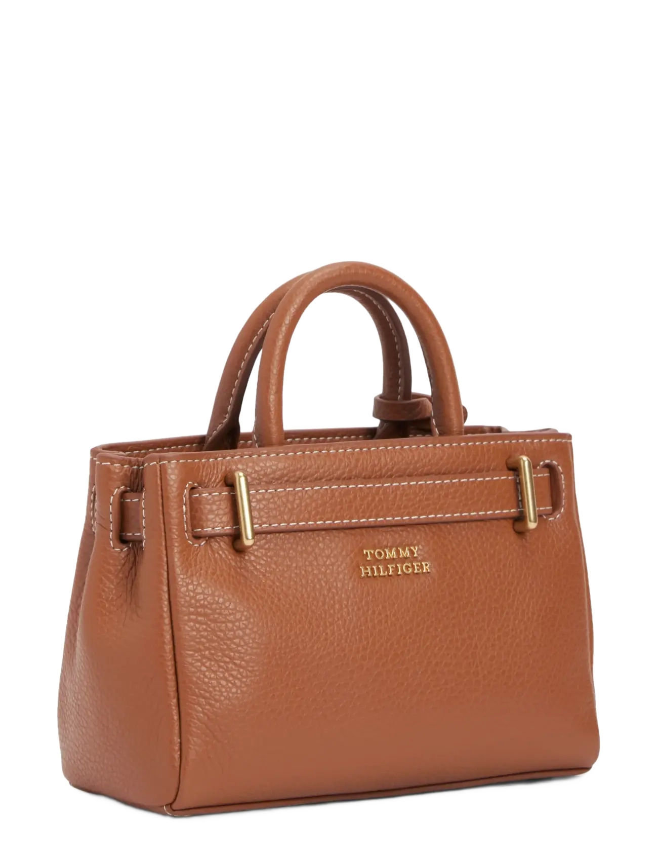 Tommy Hilfiger - AMERICAN ICON MICRO TOTE LEATHER - cognac - 2