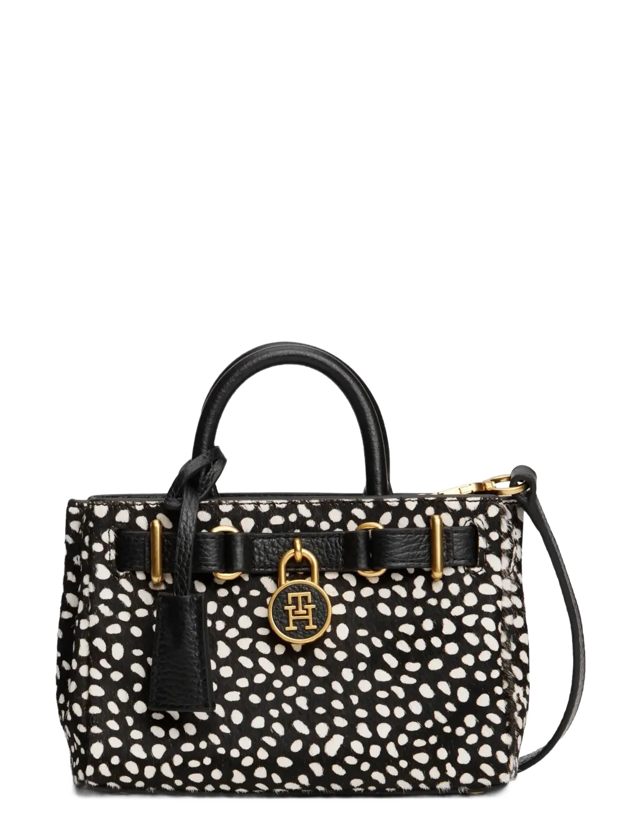 Tommy Hilfiger AMERICAN ICON MICRO TOTE DEER LE - Tommy Hilfiger - DEER PRINT / black