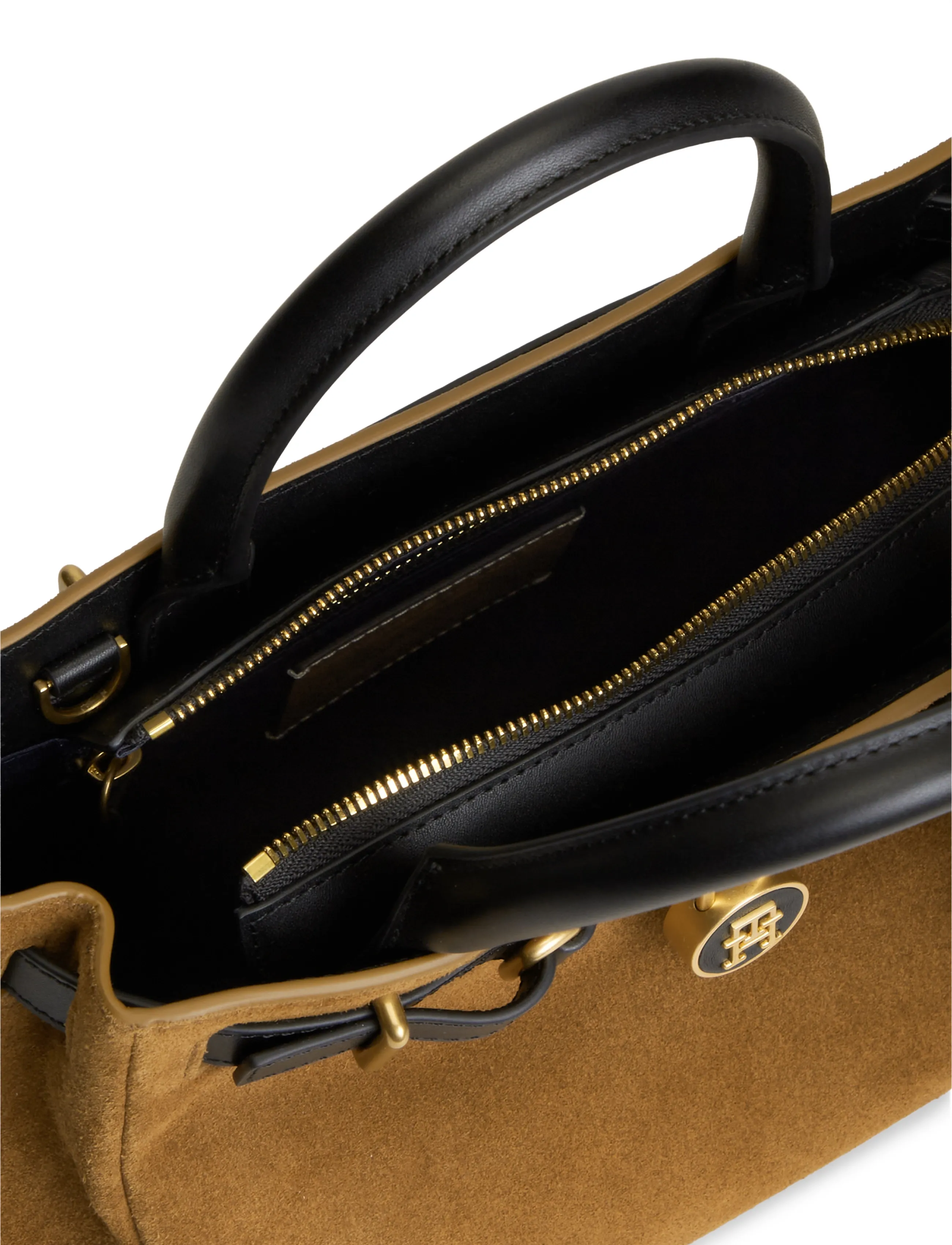 Tommy Hilfiger - AMERICAN ICON MINI TOTE SUEDE LE - erilised sündmused - cognac - 3