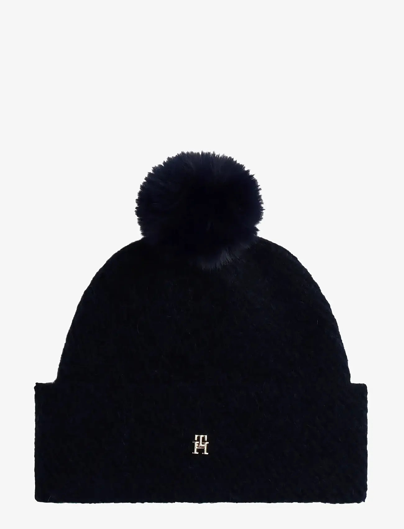 Tommy Hilfiger - POM POM BEANIE GP - accessories - space blue - 0