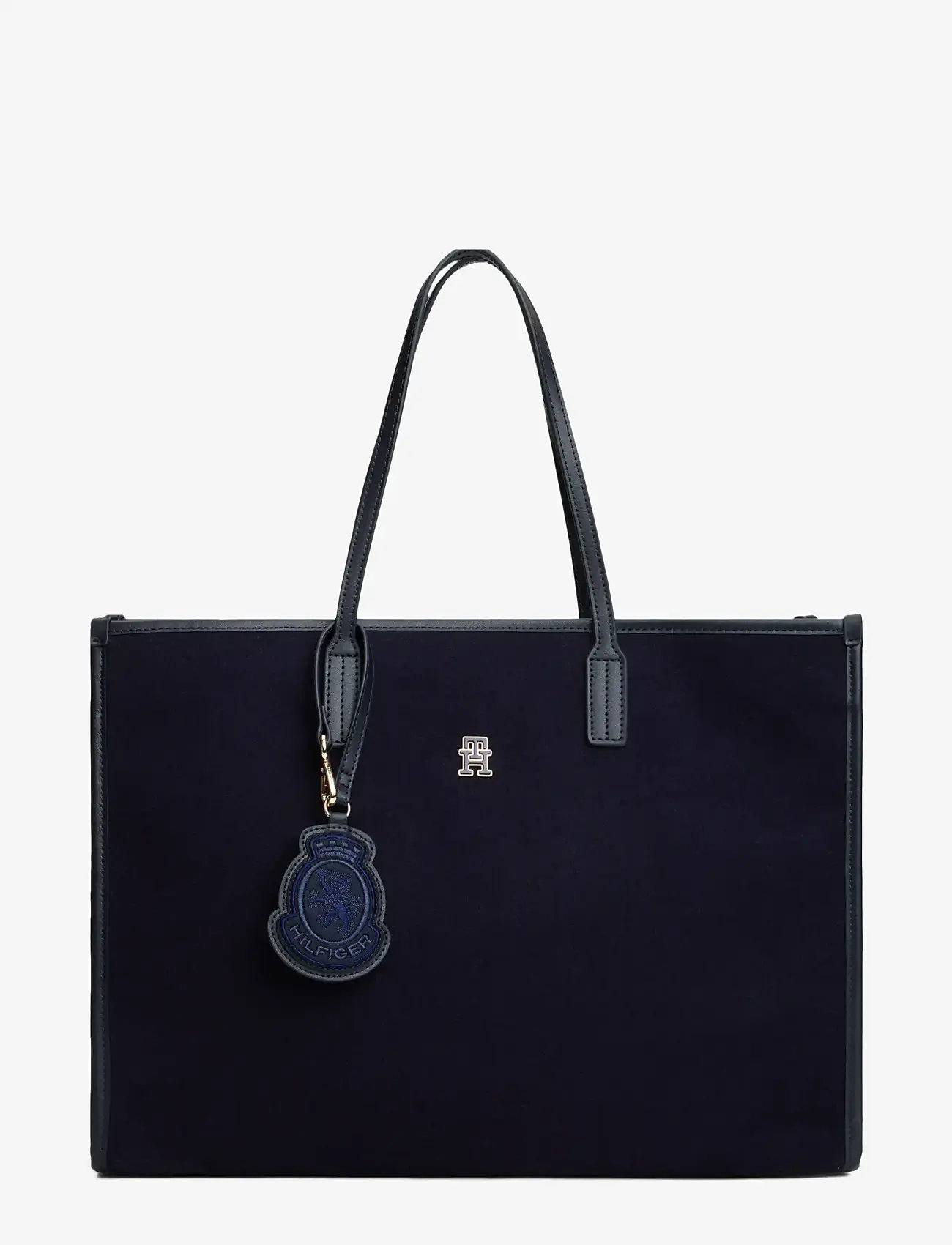Tommy Hilfiger - TH CITY LARGE TOTE MELTON - speciella tillfällen - space blue - 1