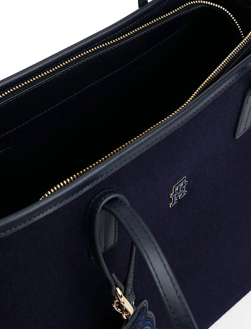 Tommy Hilfiger - TH CITY LARGE TOTE MELTON - speciella tillfällen - space blue - 3