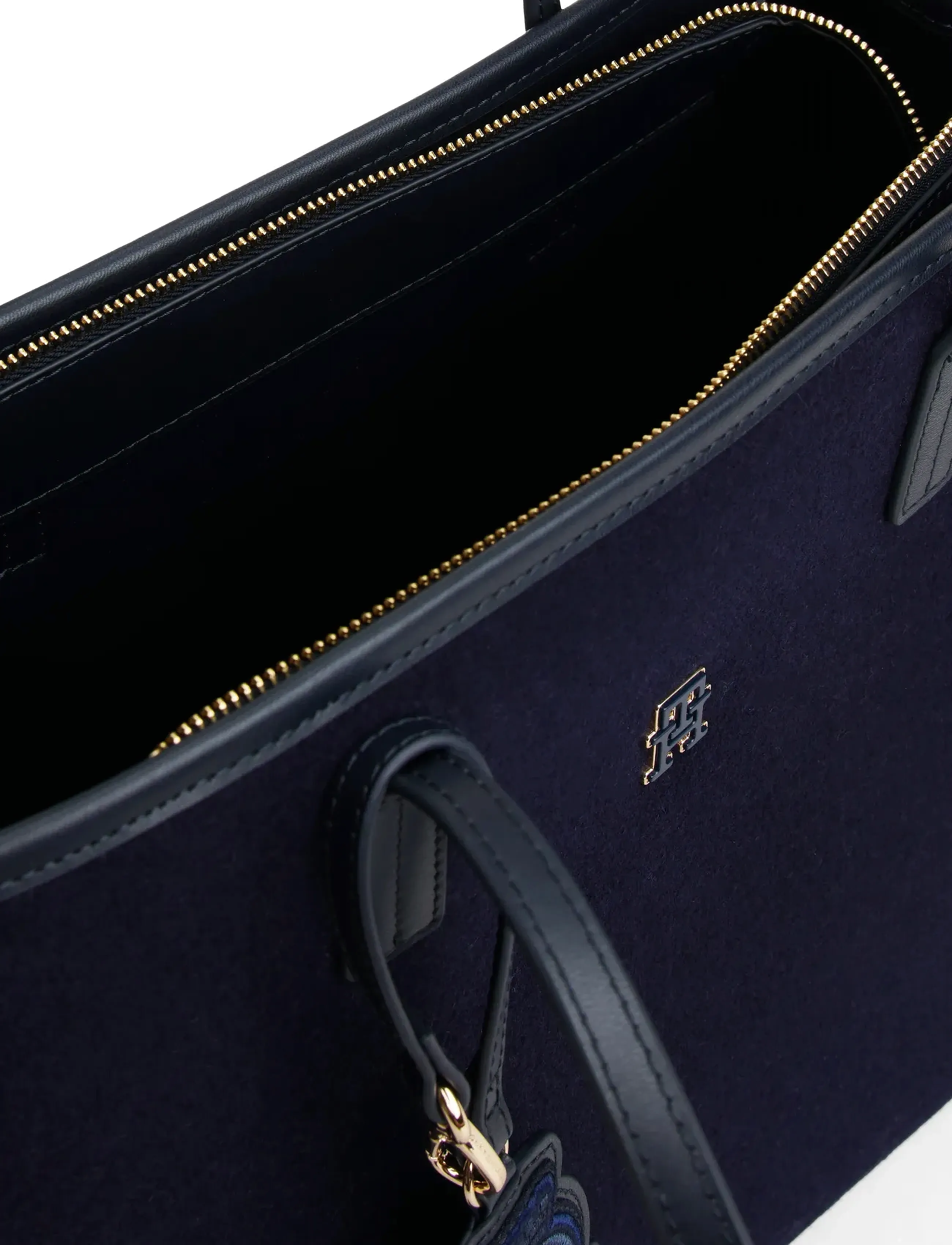 Tommy Hilfiger - TH CITY LARGE TOTE MELTON - space blue - 3