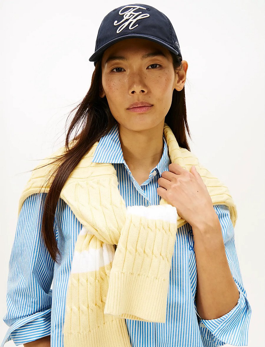 Tommy Hilfiger - TH EMBROIDERED CAP - nokamütsid - space blue - 0