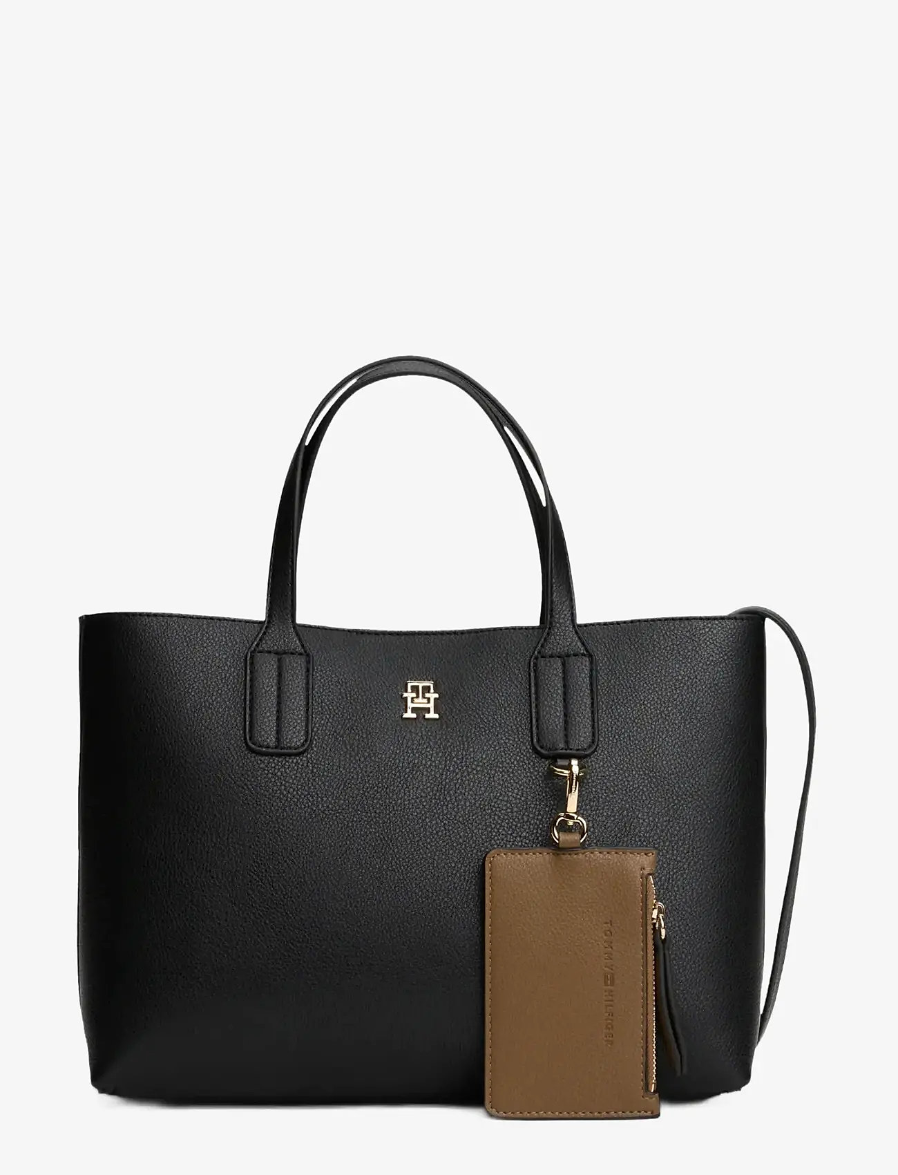 Tommy Hilfiger - TH ICON MINI TOTE - tote bags - black - 1