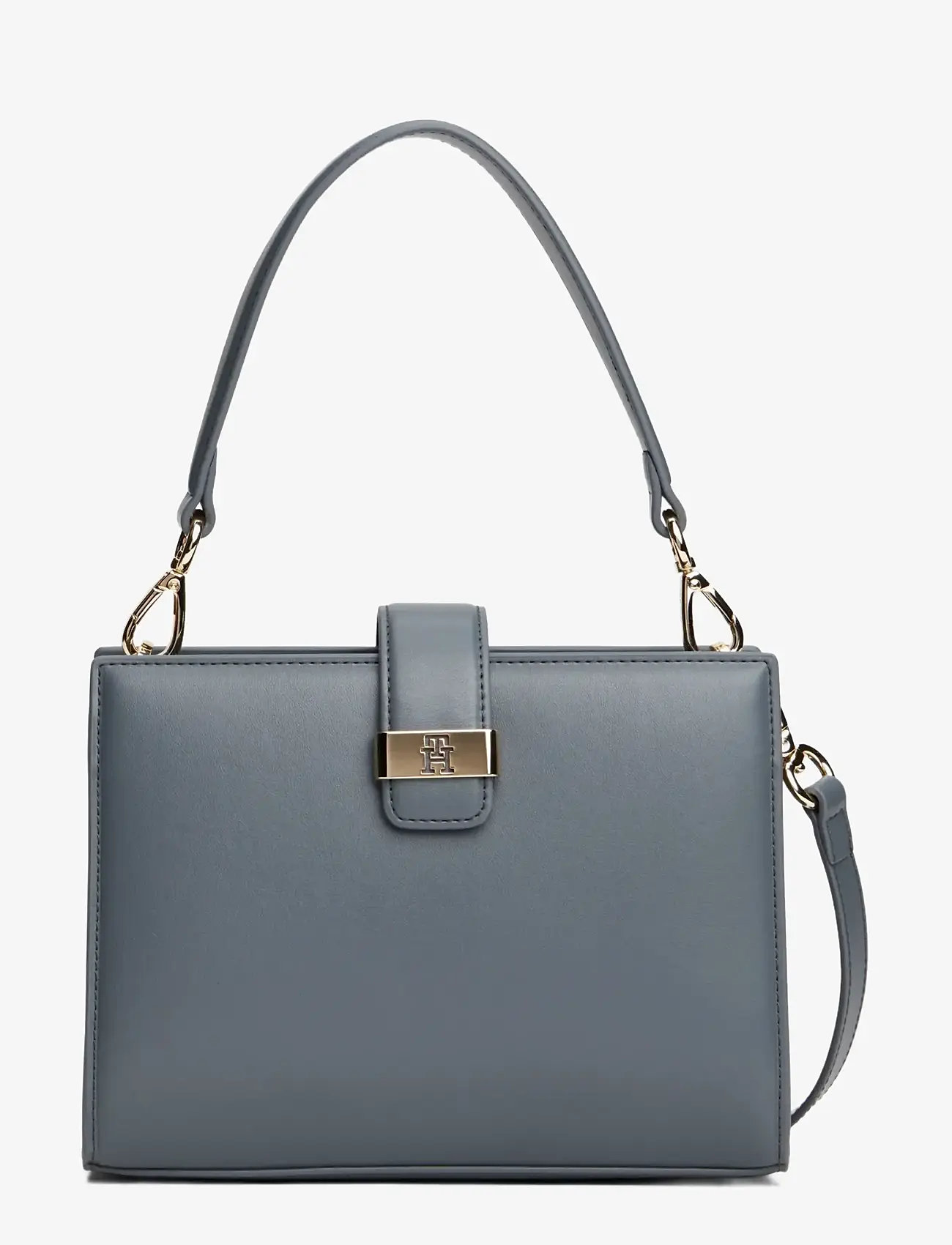 Tommy Hilfiger - TH HERITAGE MINI SATCHEL - speciella tillfällen - superior steel - 1