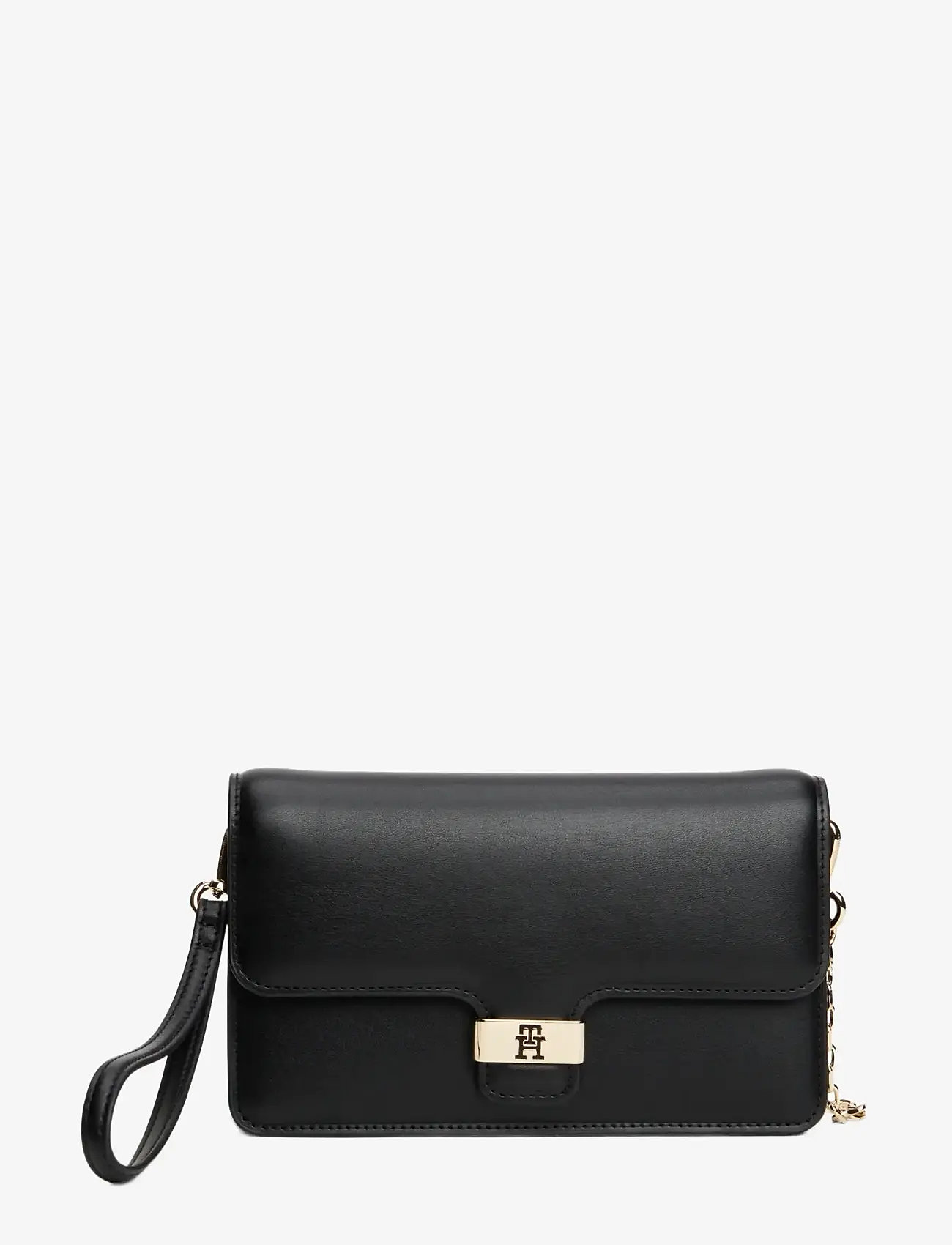Tommy Hilfiger - TH HERITAGE CLUTCH - crossbody bags - black - 1