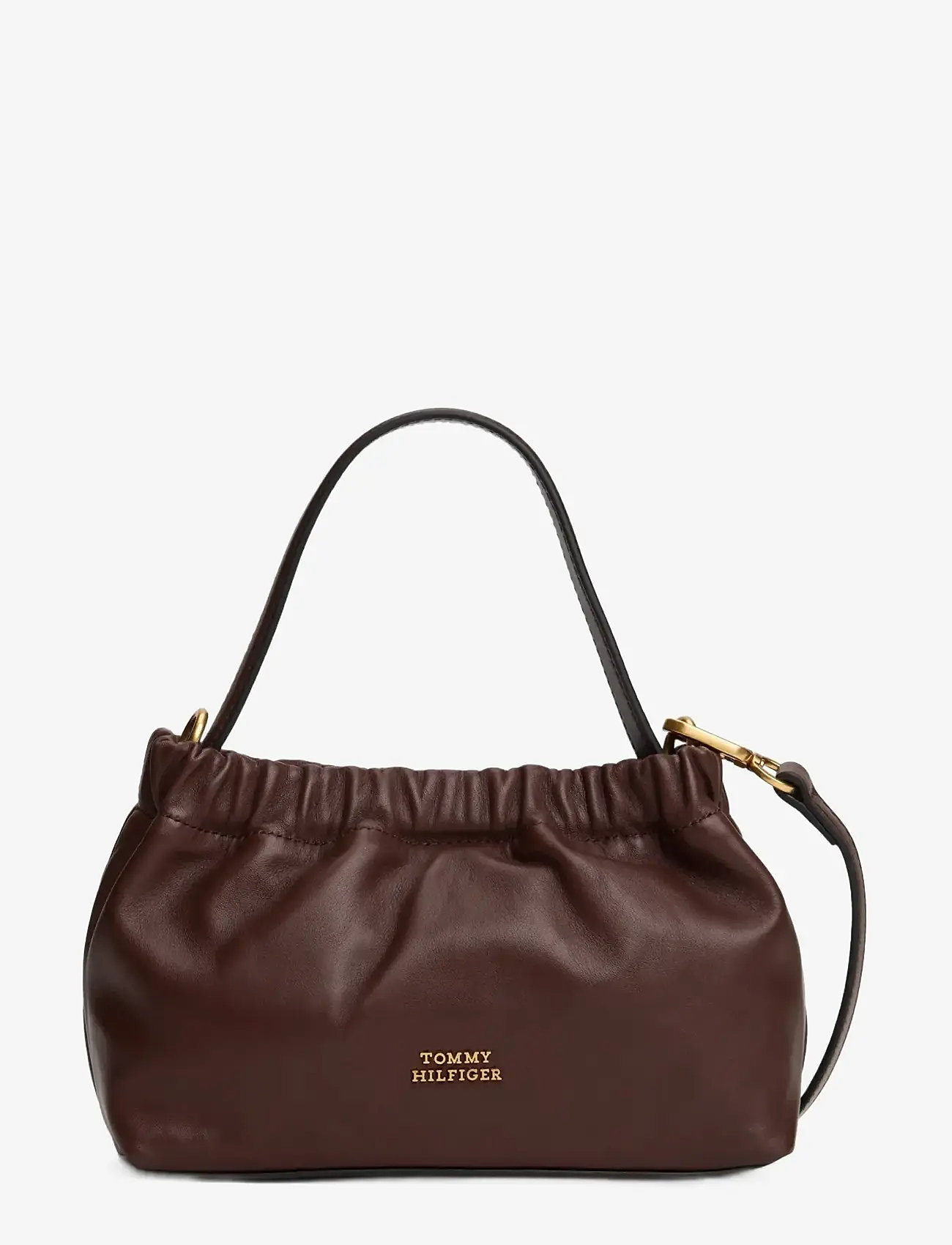 Tommy Hilfiger - SOFT LEATHER MINI CROSSOVER - erilised sündmused - rich walnut - 1