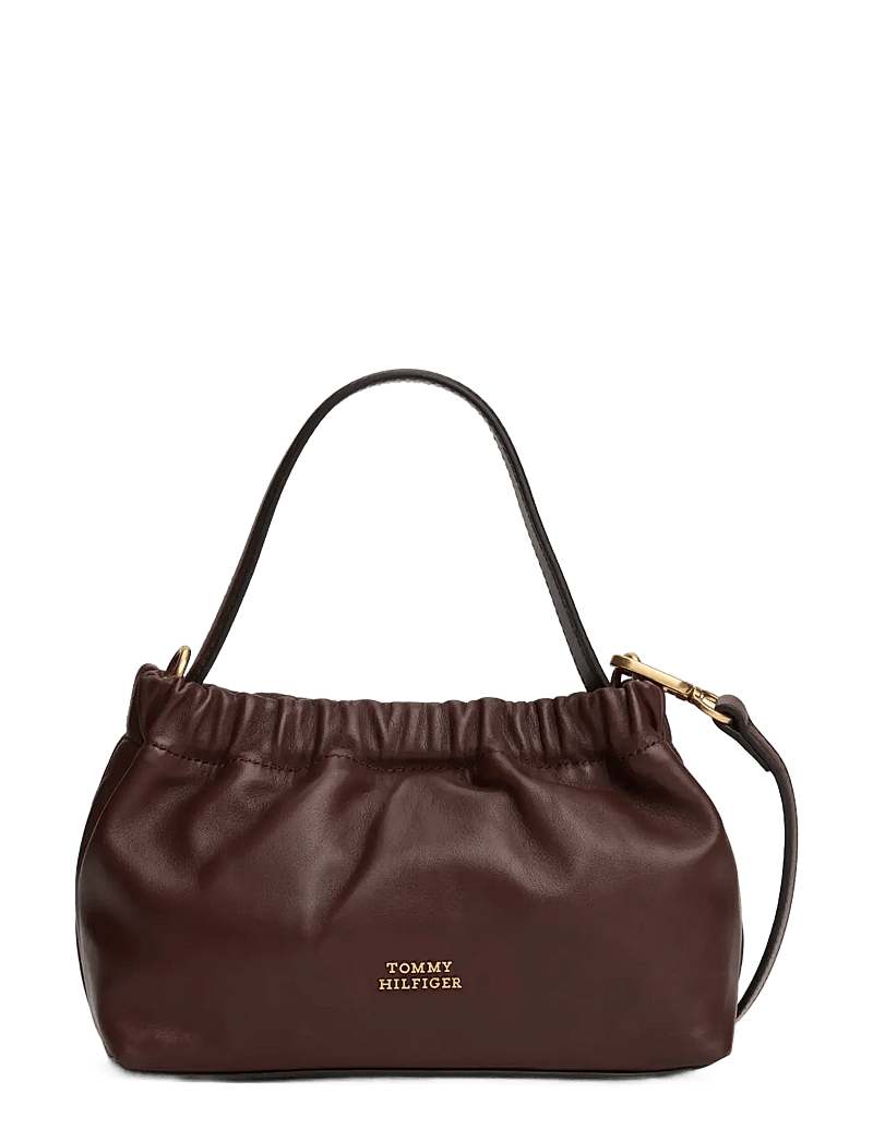Tommy Hilfiger - SOFT LEATHER MINI CROSSOVER - special occasions - rich walnut - 1