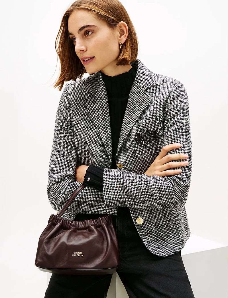 Tommy Hilfiger - SOFT LEATHER MINI CROSSOVER - special occasions - rich walnut - 0