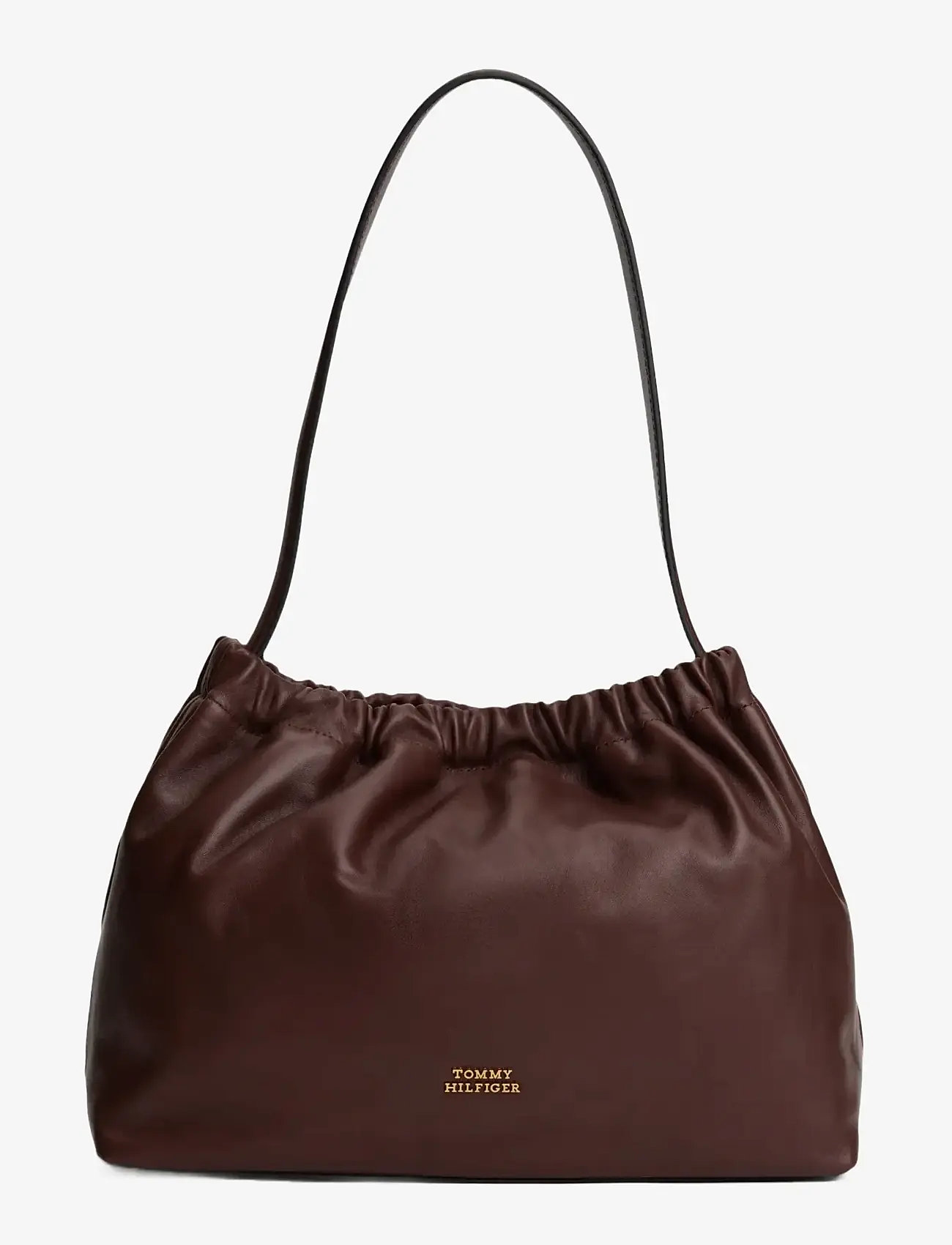 Tommy Hilfiger - SOFT LEATHER SHOULDER BAG - erilised sündmused - rich walnut - 1