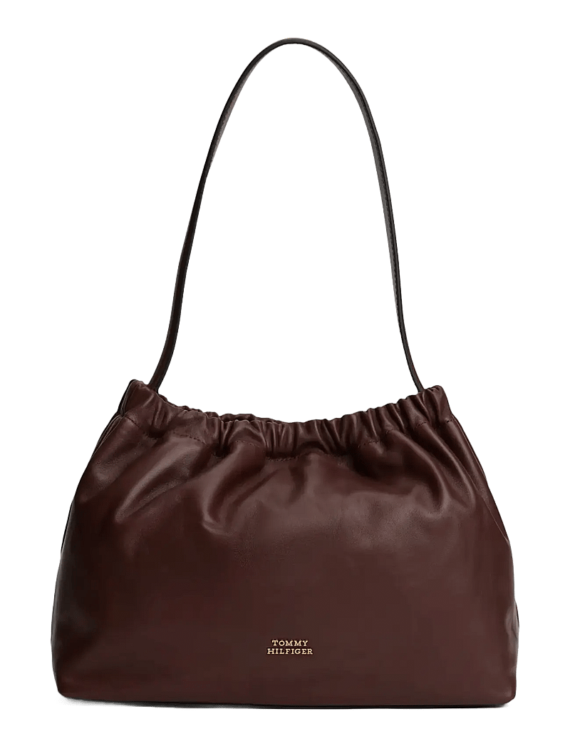 Tommy Hilfiger - SOFT LEATHER SHOULDER BAG - erilised sündmused - rich walnut - 1